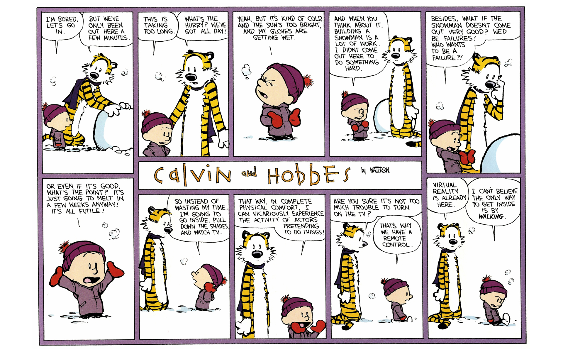 Read online Calvin and Hobbes comic -  Issue #10 - 130