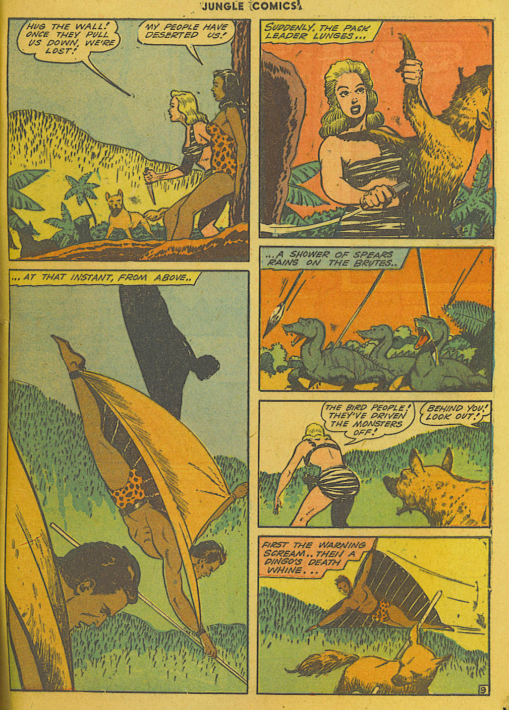 Read online Jungle Comics comic -  Issue #50 - 57