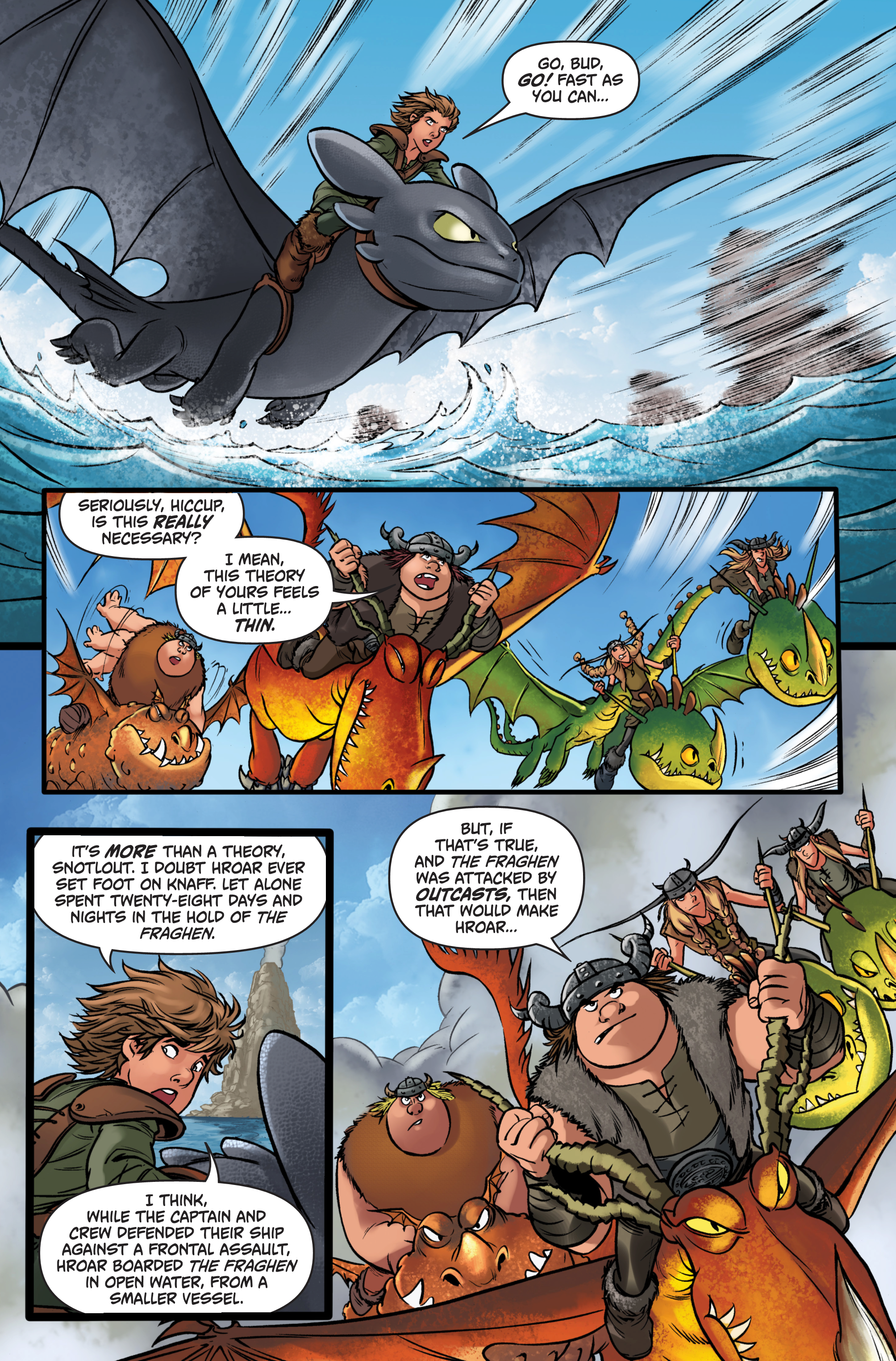 Read online DreamWorks Dragons: Riders of Berk comic -  Issue # _TPB - 96