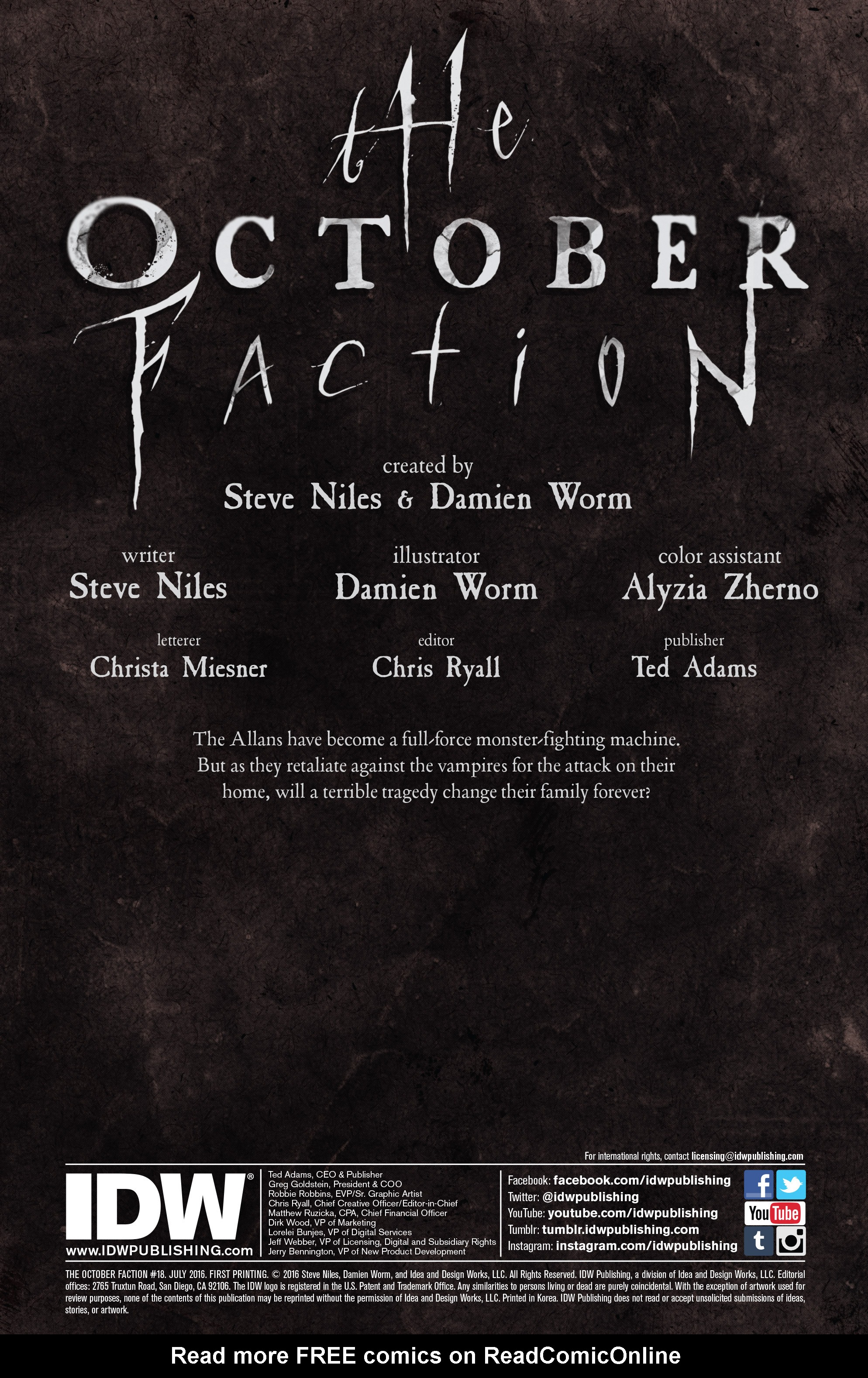 Read online The October Faction comic -  Issue #18 - 2