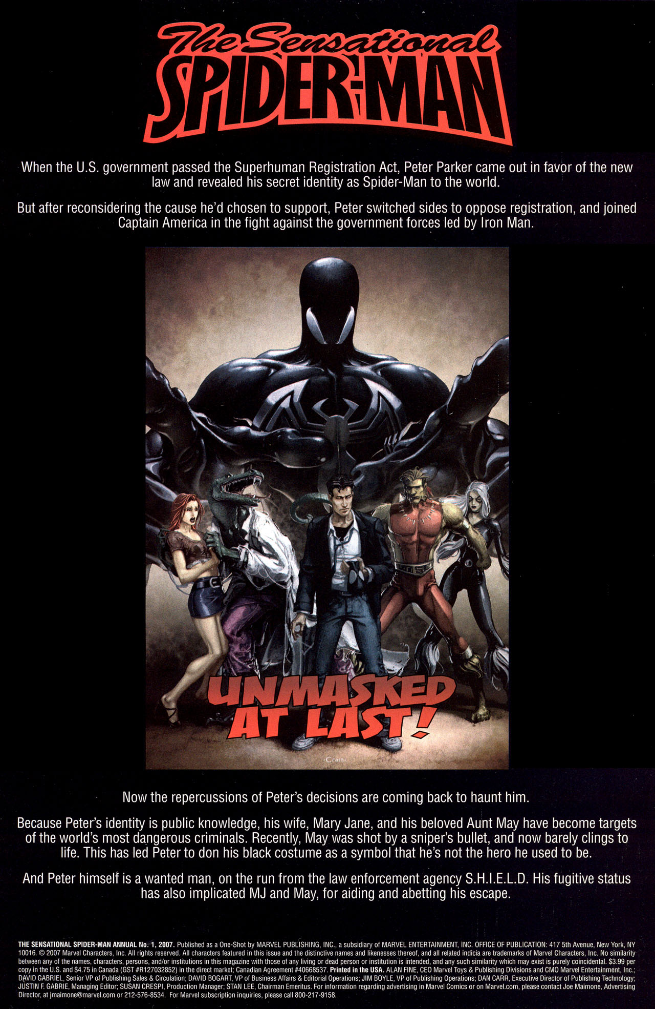 Read online The Sensational Spider-Man (2006) comic -  Issue # _Annual 1 - 2