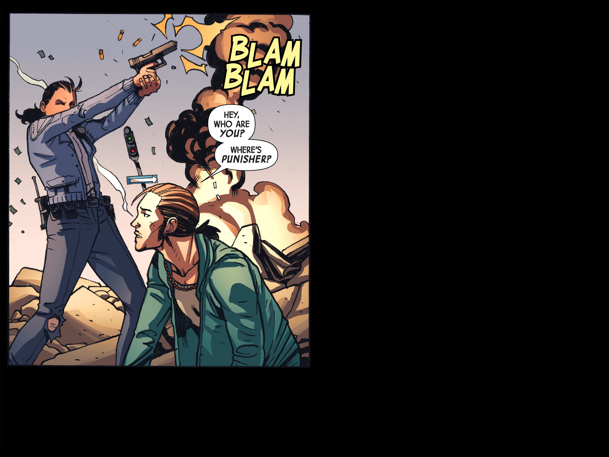 Read online Doctor Strange/Punisher: Magic Bullets Infinite Comic comic -  Issue #7 - 8