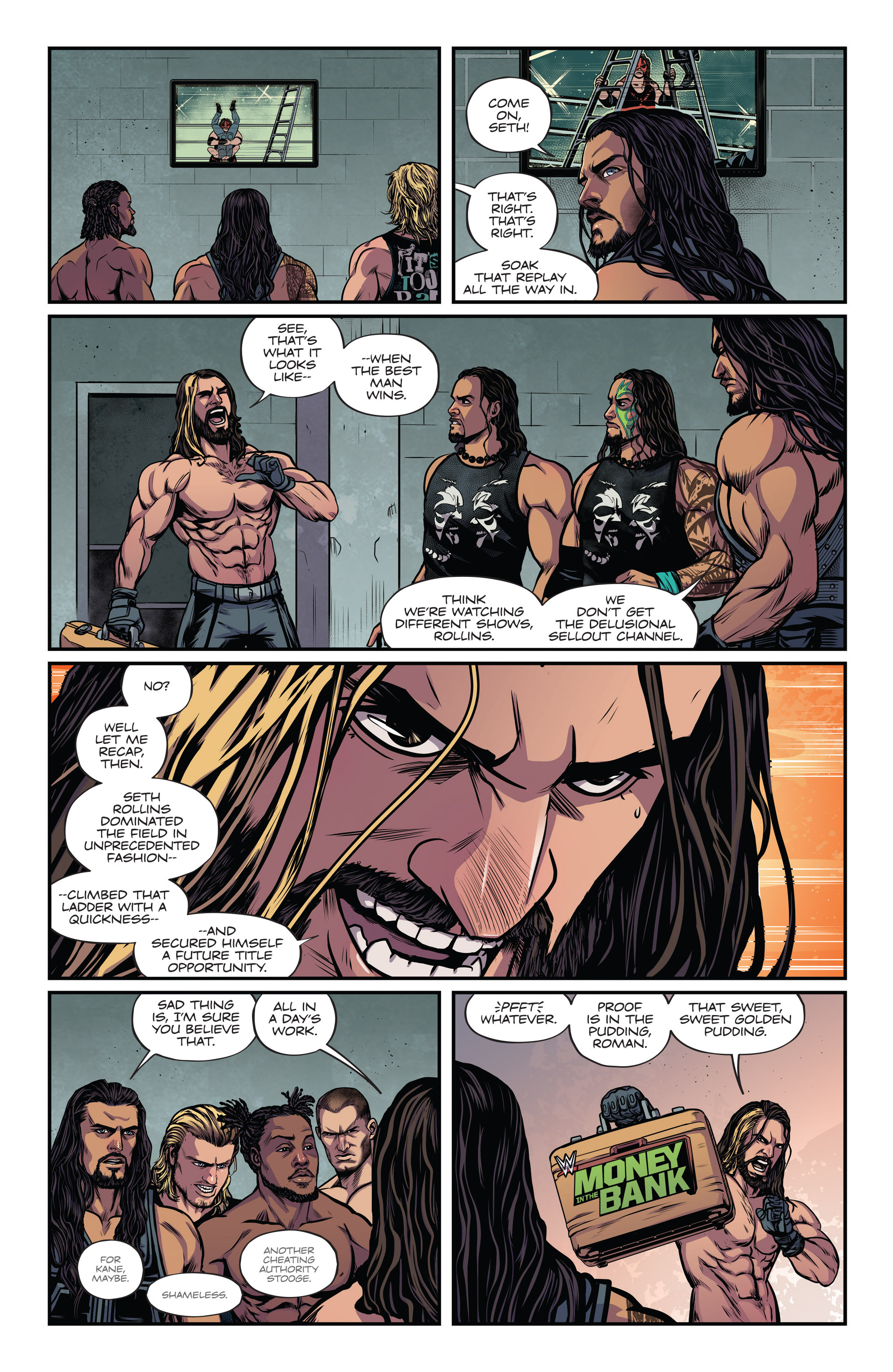 Read online WWE comic -  Issue #1 - 5