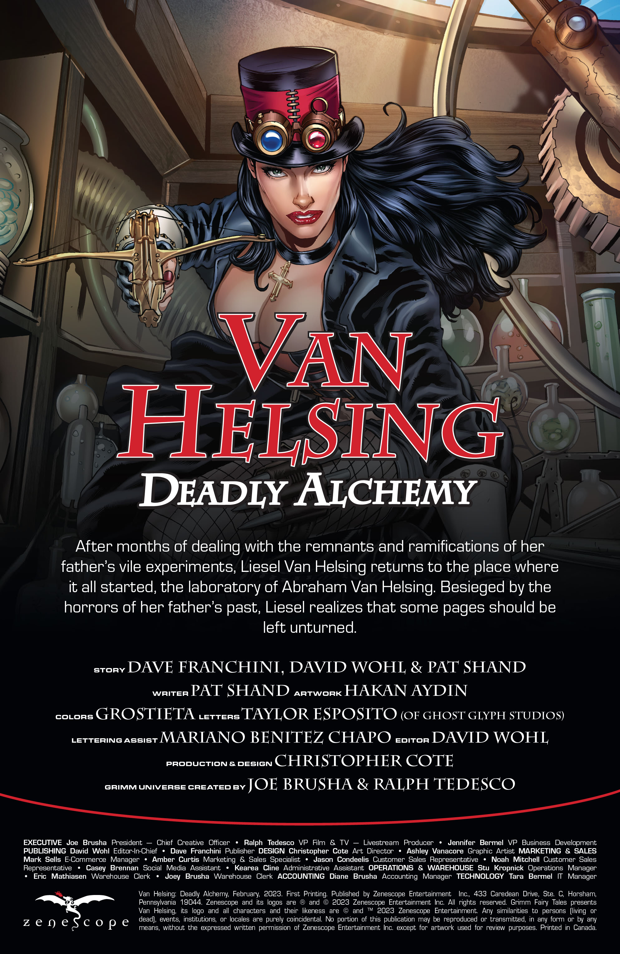 Read online Van Helsing: Deadly Alchemy comic -  Issue # Full - 2
