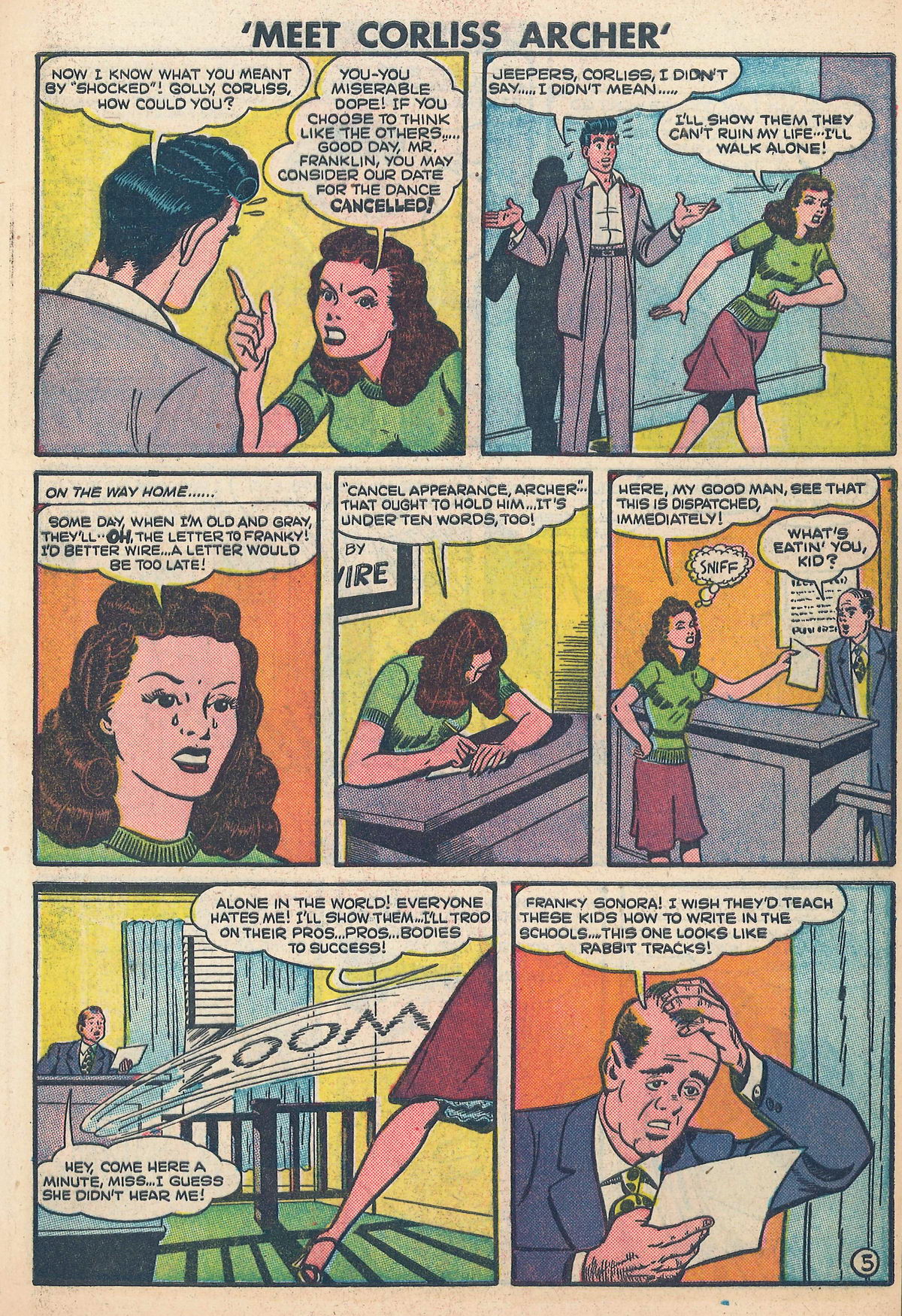 Read online Meet Corliss Archer comic -  Issue #2 - 15