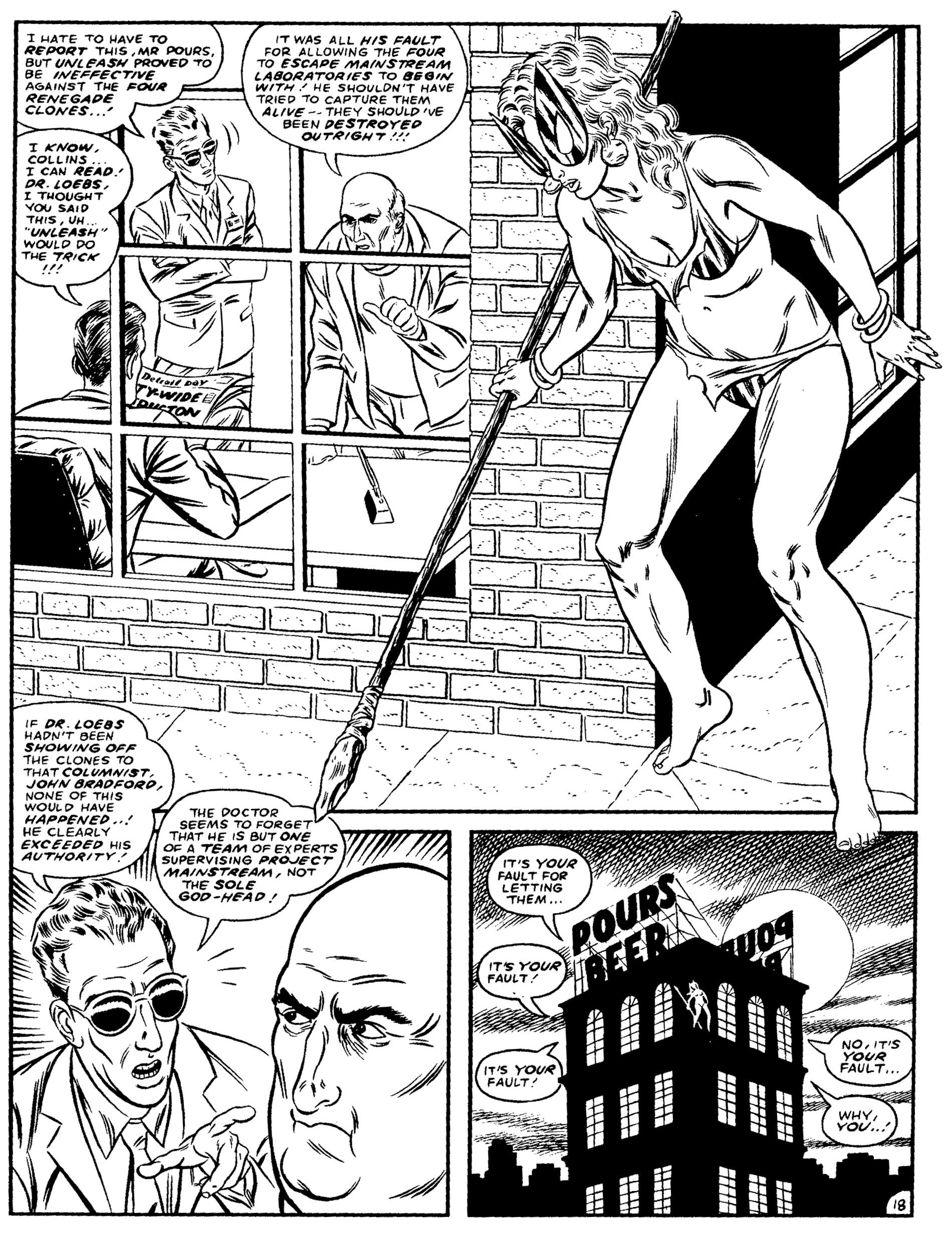 Read online Don Simpson's Bizarre Heroes comic -  Issue #1 - 20