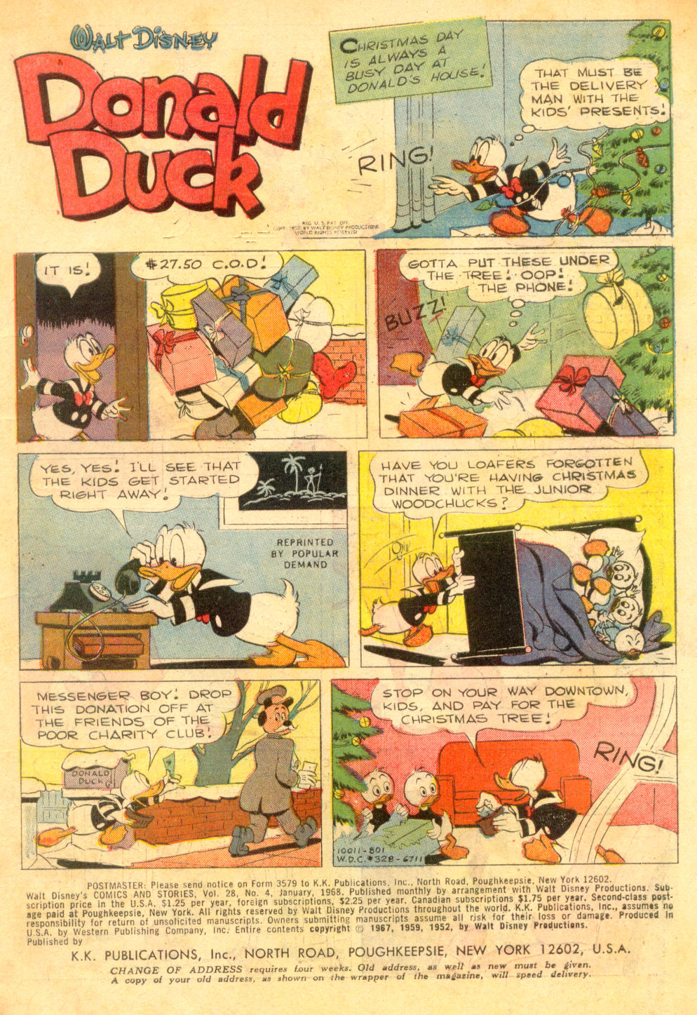 Read online Walt Disney's Comics and Stories comic -  Issue #328 - 2
