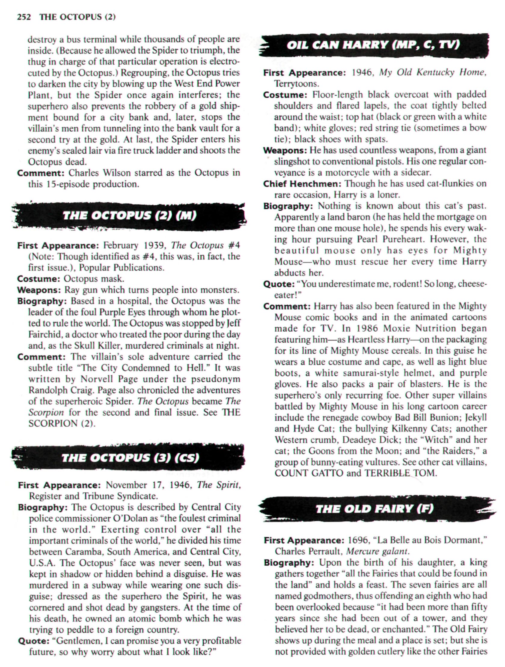 Read online The Encyclopedia of Super Villains comic -  Issue # TPB (Part 2) - 27