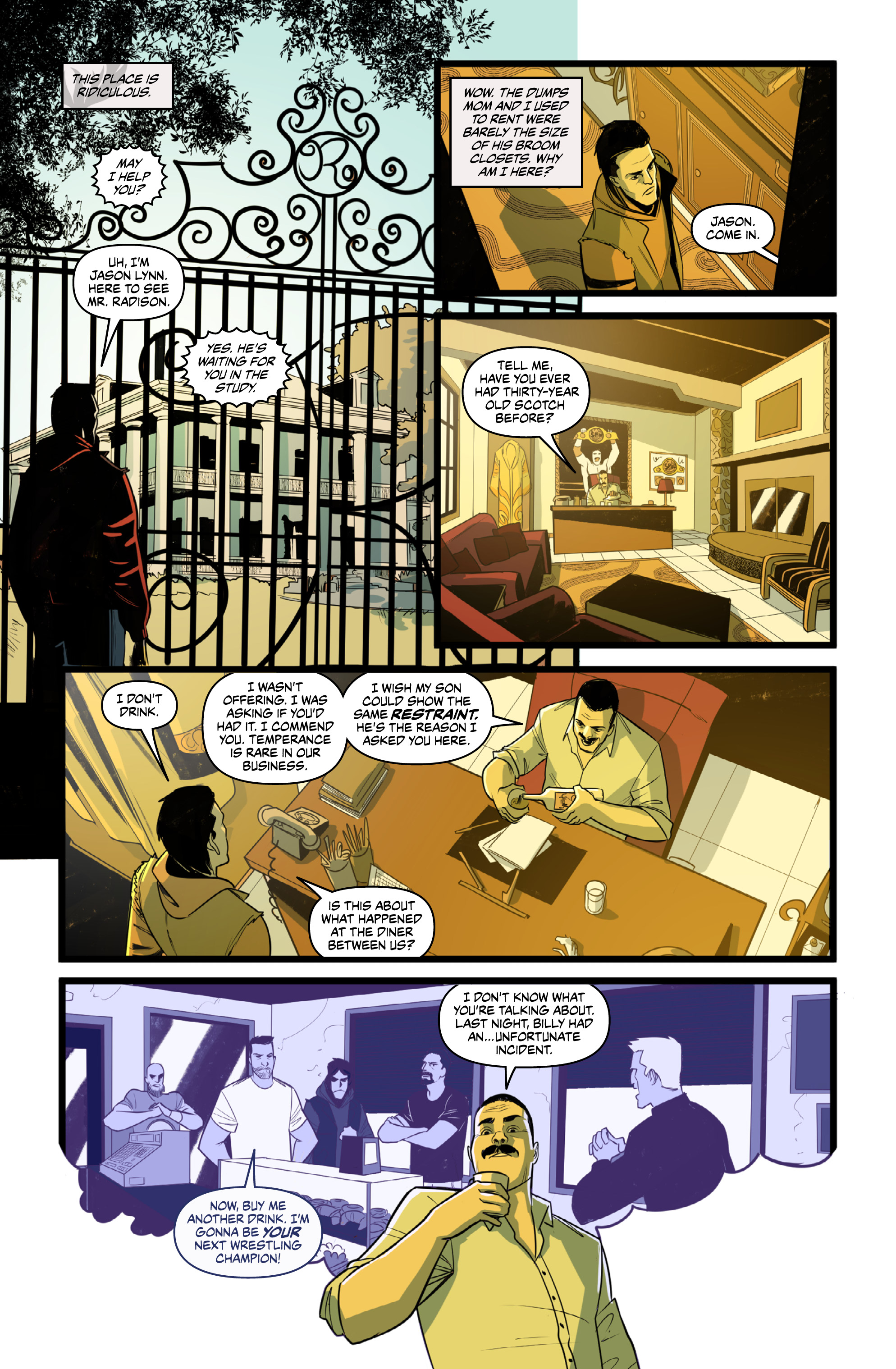 Read online Over the Ropes comic -  Issue #1 - 14