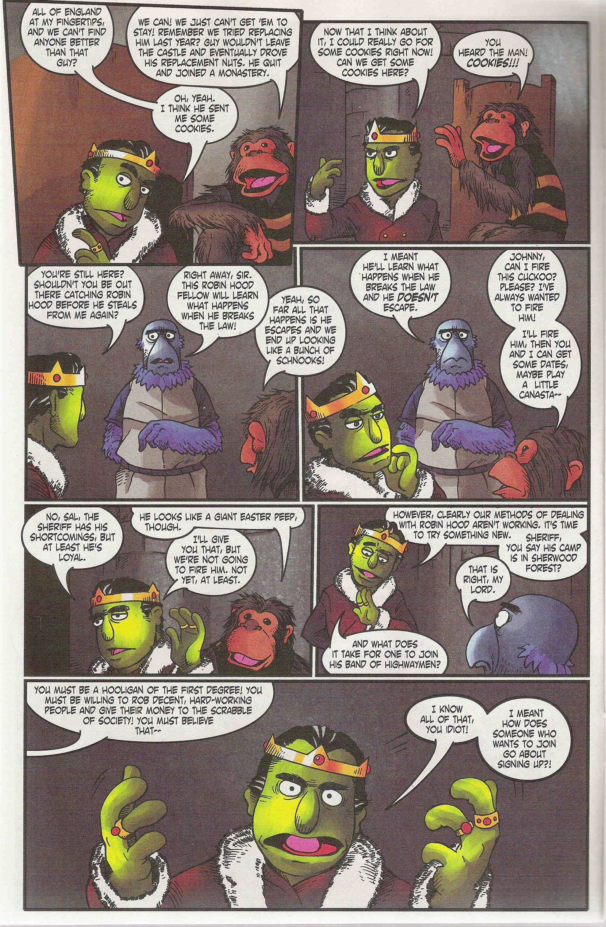 Read online Muppet Robin Hood comic -  Issue #2 - 11