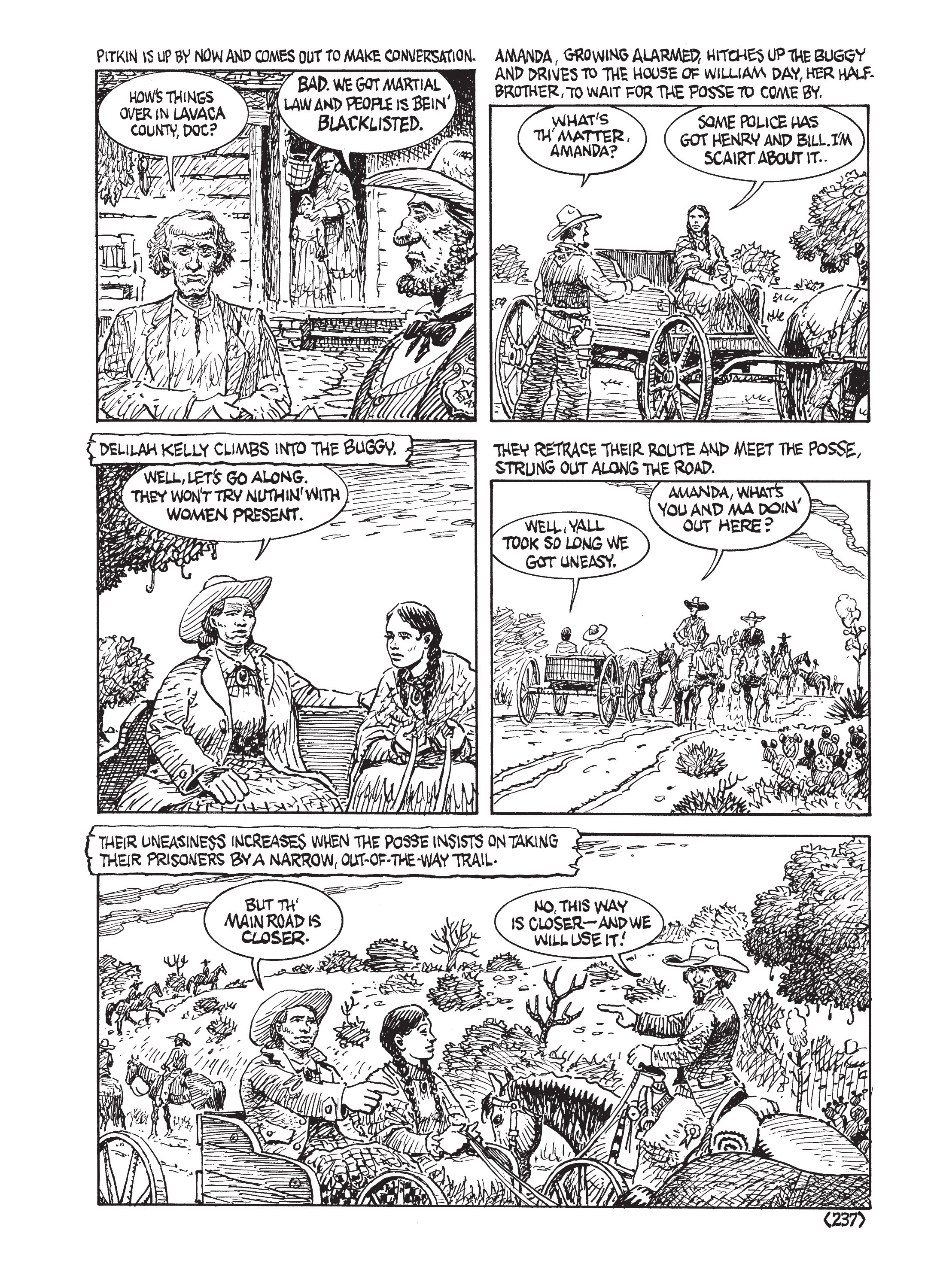 Read online Jack Jackson's American History: Los Tejanos and Lost Cause comic -  Issue # TPB (Part 3) - 35