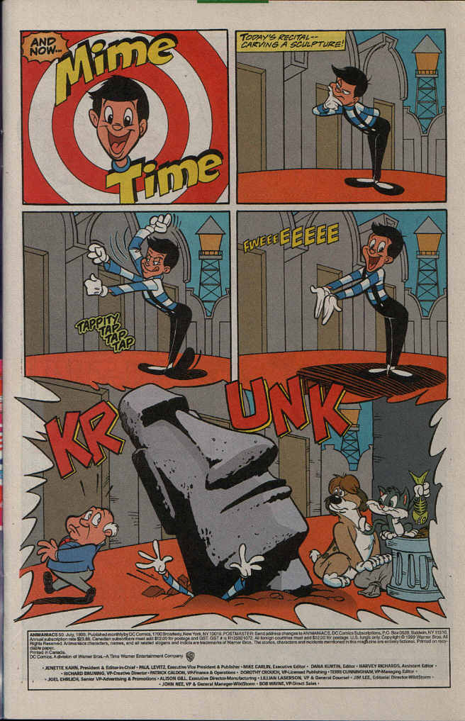 Read online Animaniacs comic -  Issue #50 - 2