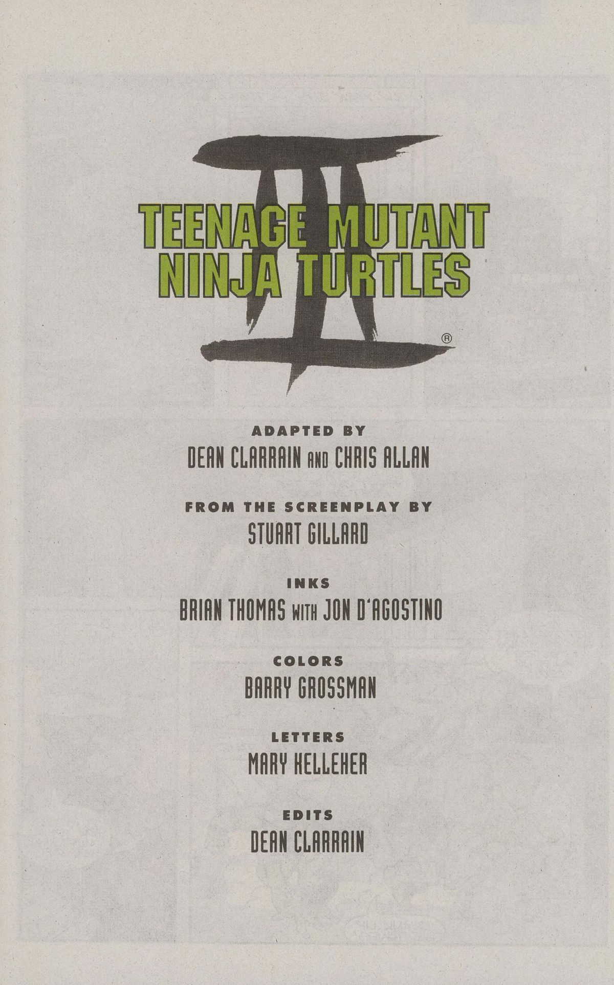Teenage Mutant Ninja Turtles III The Movie: The Turtles Are Back...In Time! Full #1 - English 8