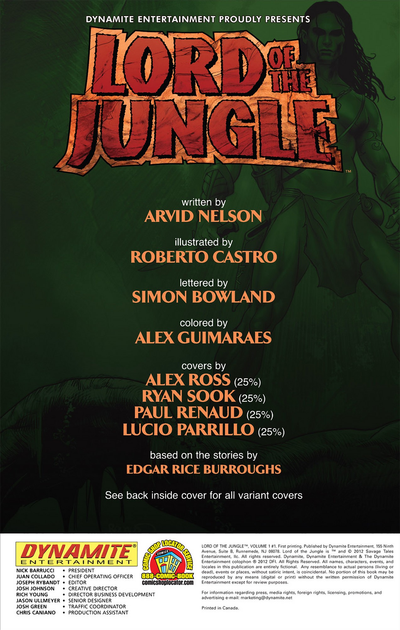 Read online Lord Of The Jungle (2012) comic -  Issue #1 - 5