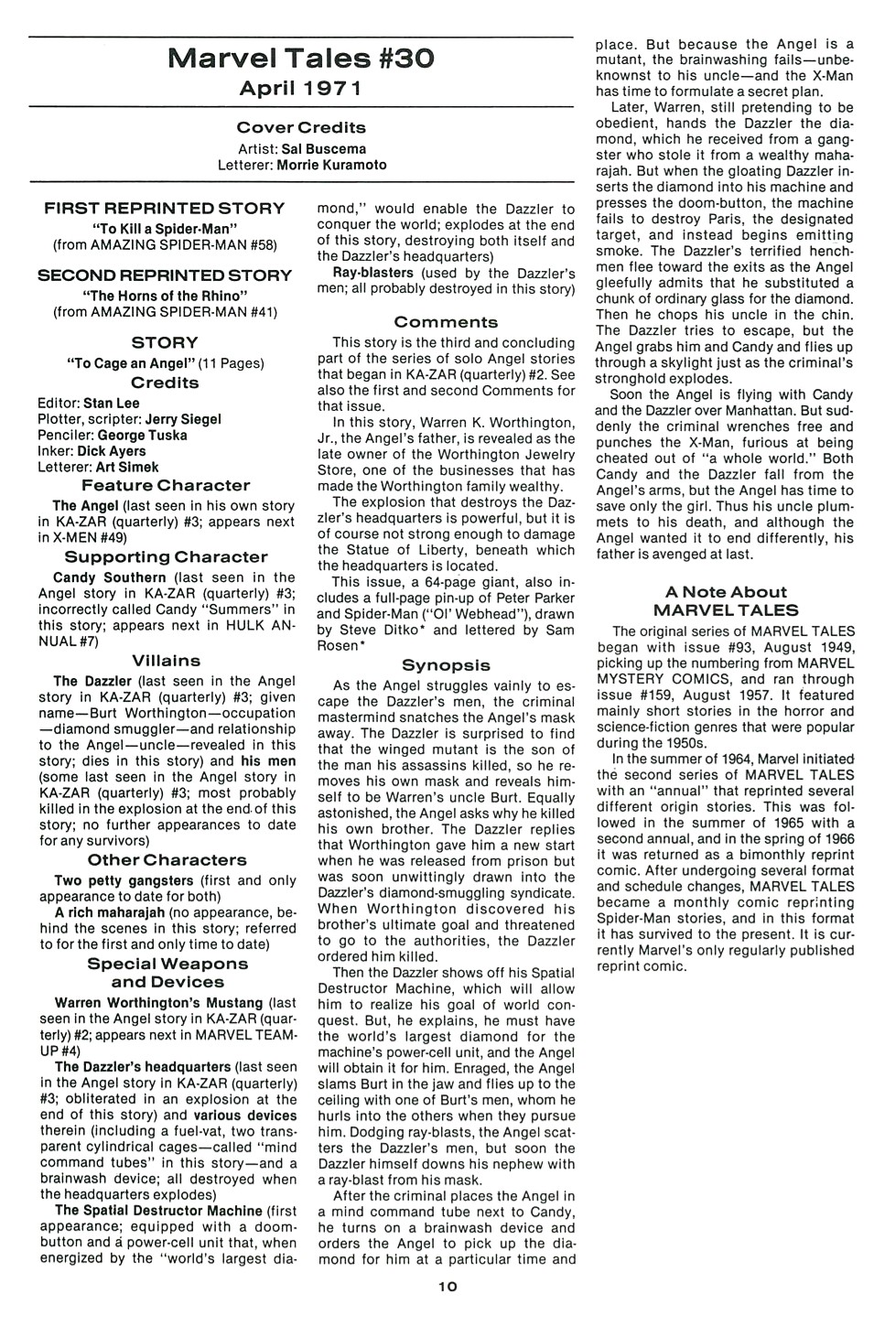 Read online The Official Marvel Index To The X-Men comic -  Issue #3 - 12