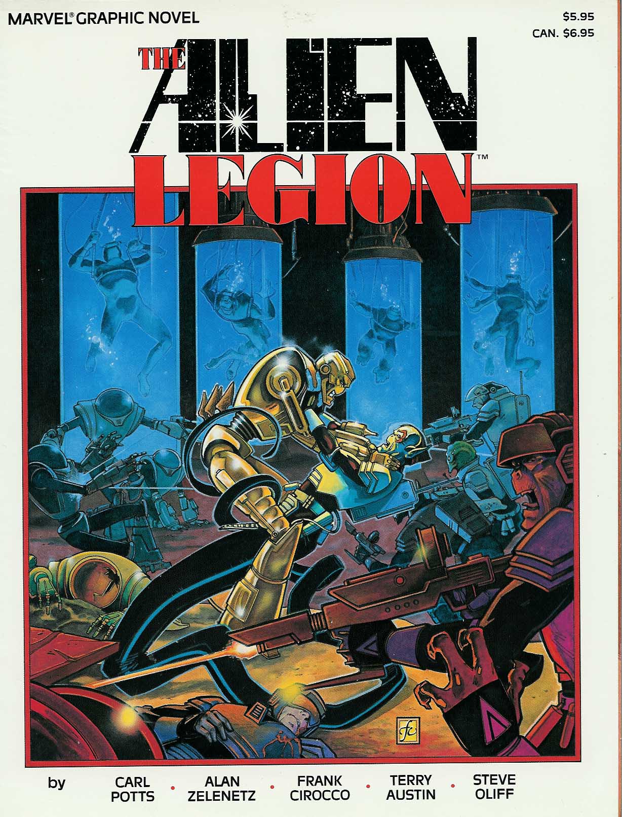 Marvel Graphic Novel Issue 25 The Alien Legion A Grey Day to Die