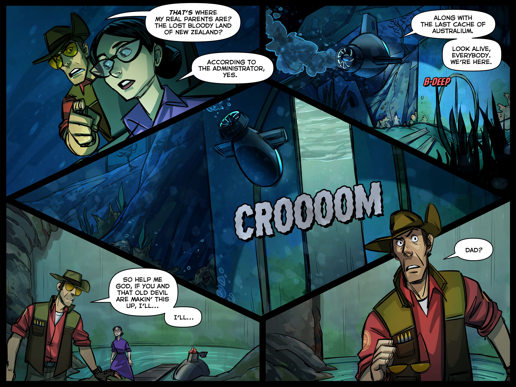 Read online Team Fortress 2 comic -  Issue #4 - 76