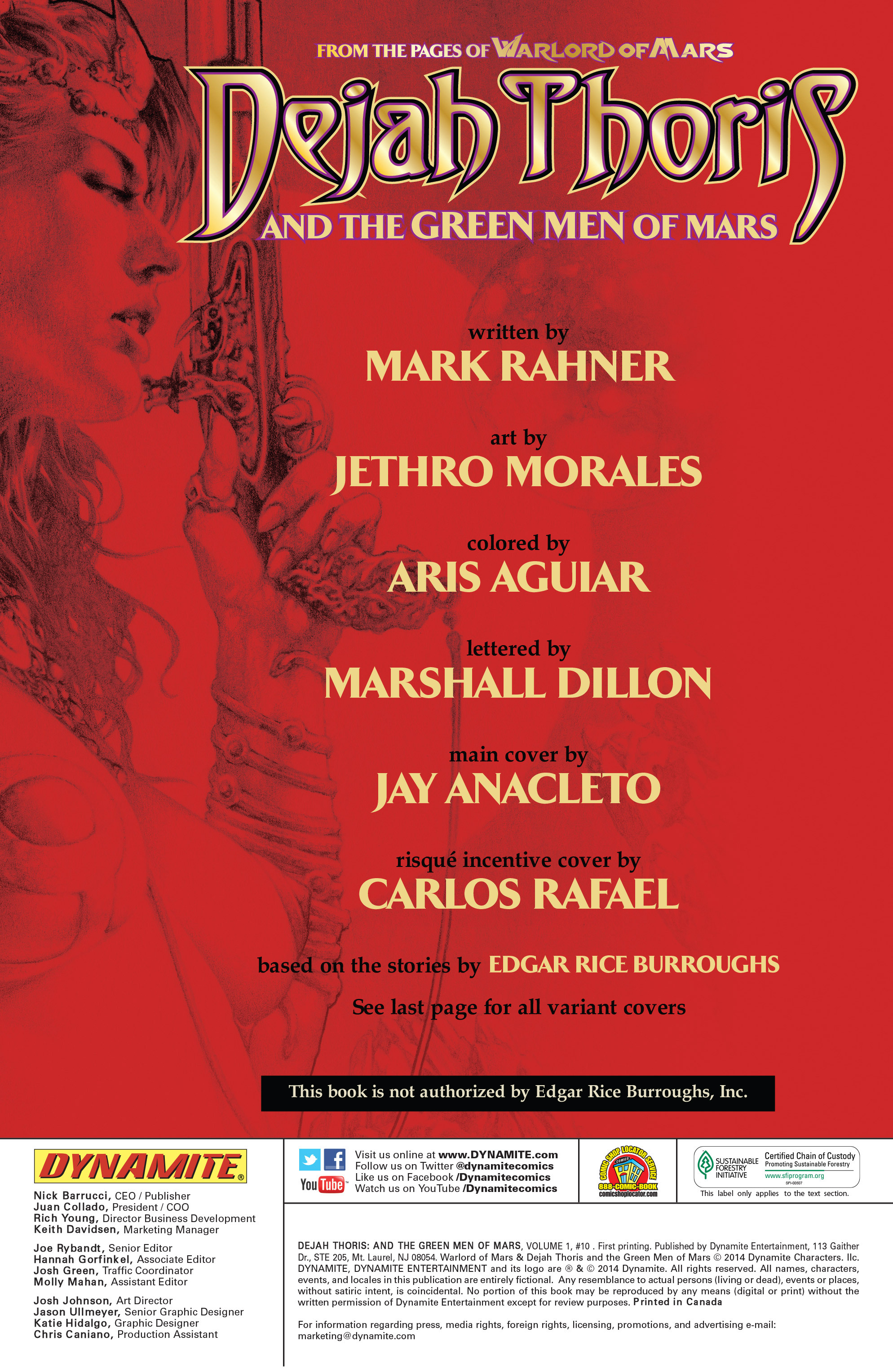 Read online Dejah Thoris and the Green Men of Mars comic -  Issue #10 - 2
