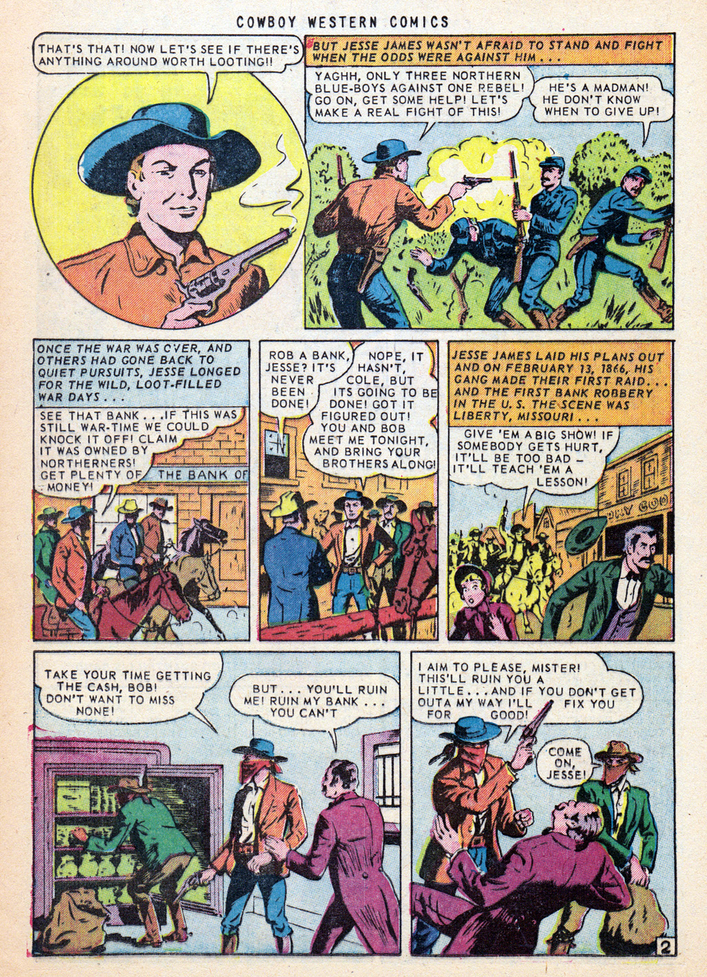 Read online Cowboy Western Comics (1948) comic -  Issue #39 - 16