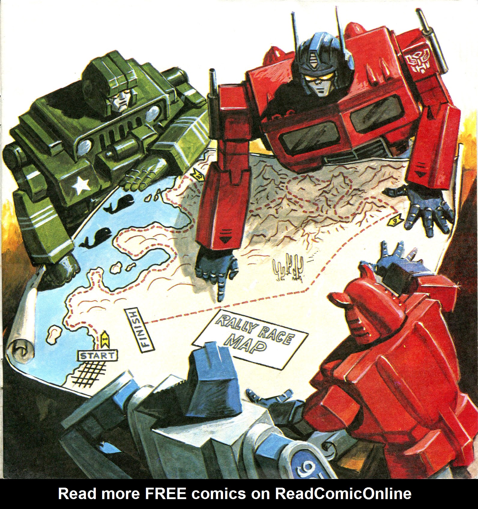 Read online The Transformers: The Great Car Rally comic -  Issue # Full - 8