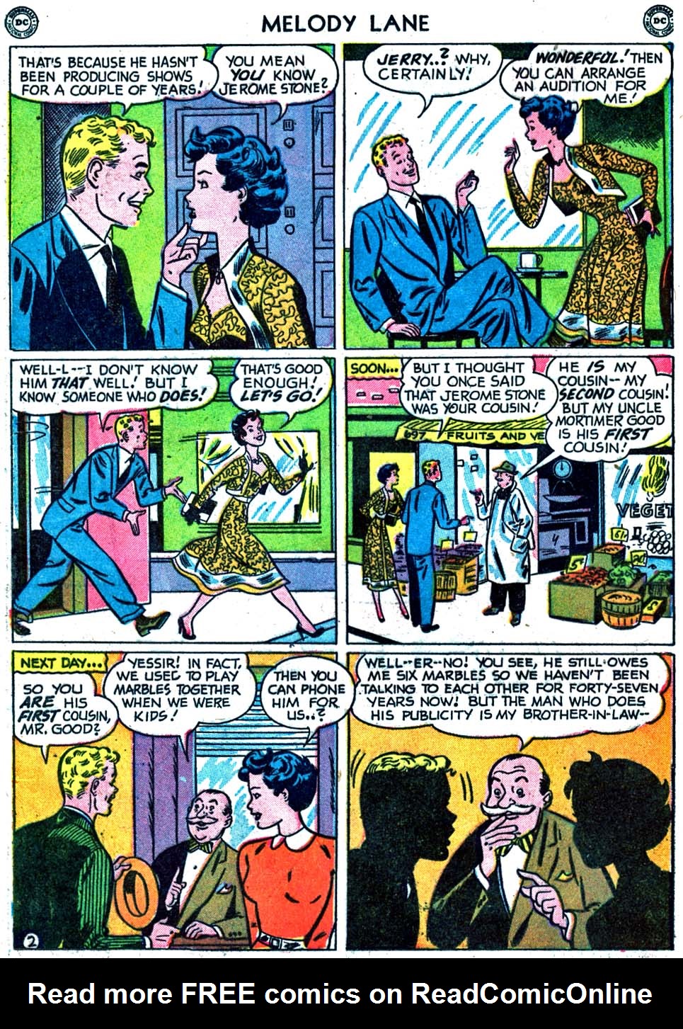 Read online Miss Melody Lane of Broadway comic -  Issue #2 - 28