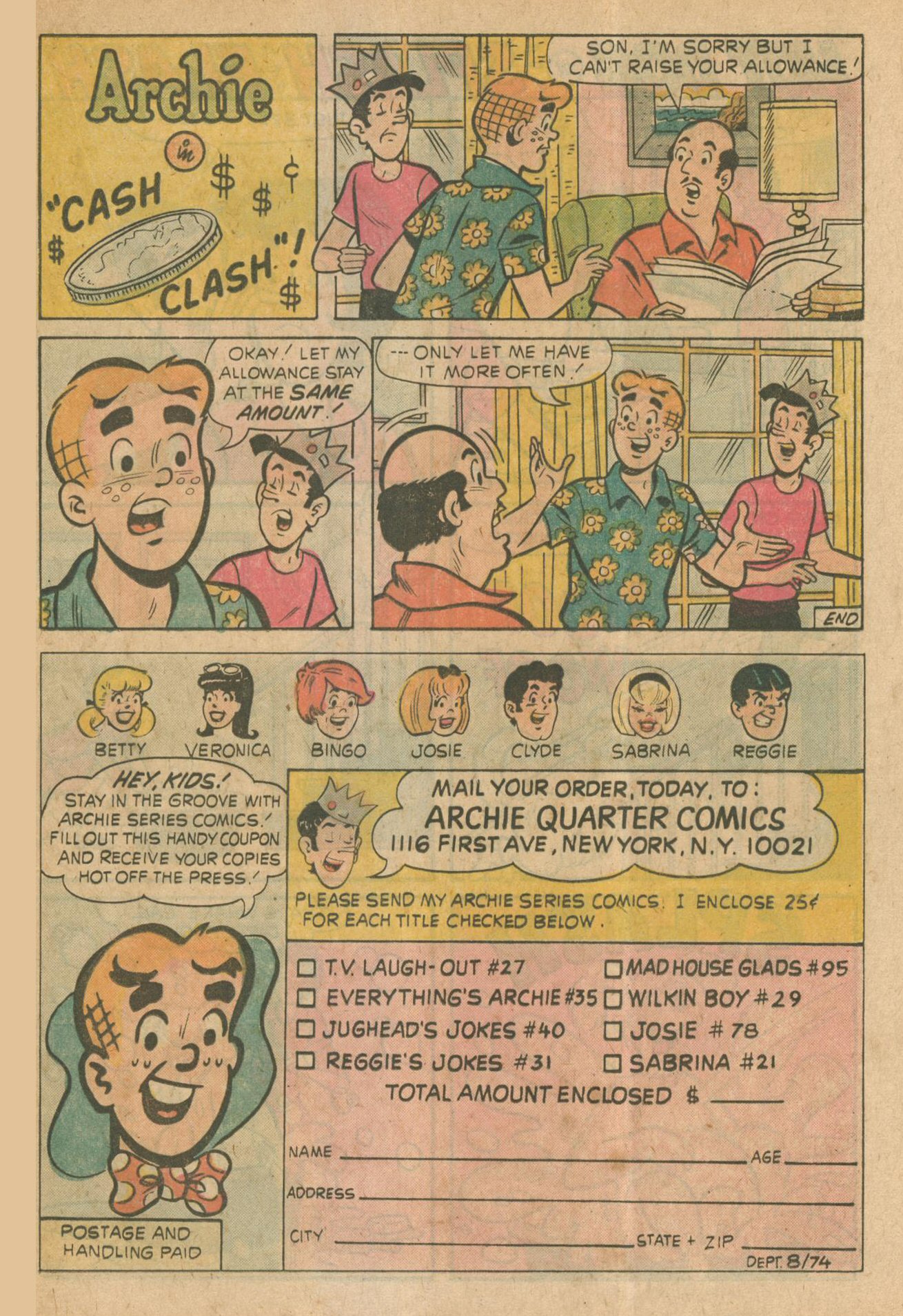 Read online Archie's Joke Book Magazine comic -  Issue #199 - 22