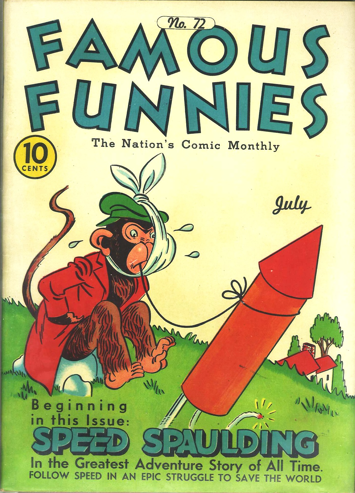 Read online Famous Funnies comic -  Issue #72 - 1