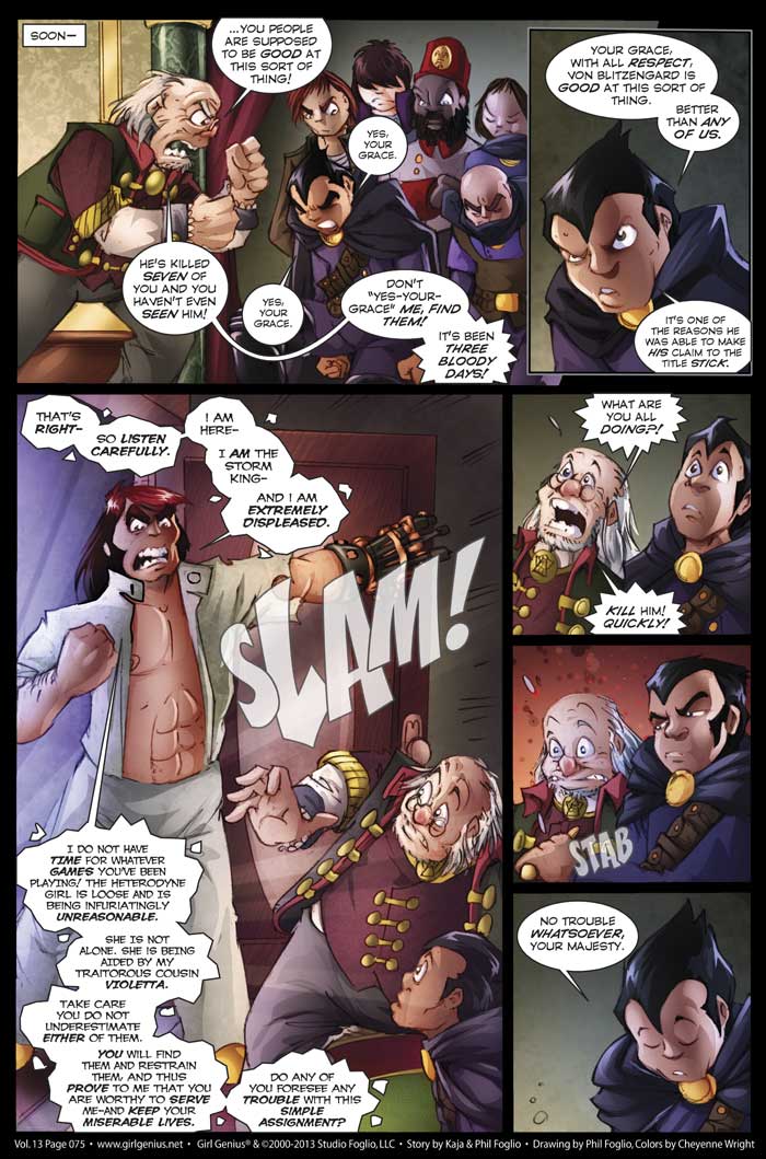 Read online Girl Genius (2002) comic -  Issue #13 - 76