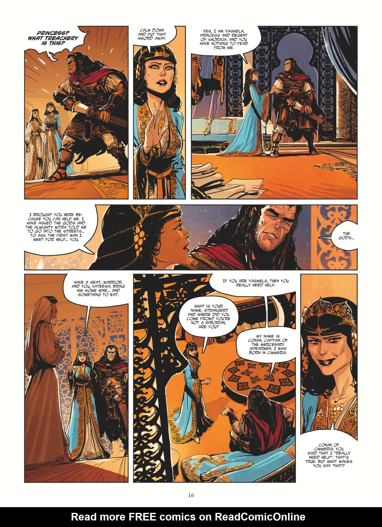 Read online Conan le Cimmérien - La Reine de la côte noire comic -  Issue #2 - 16