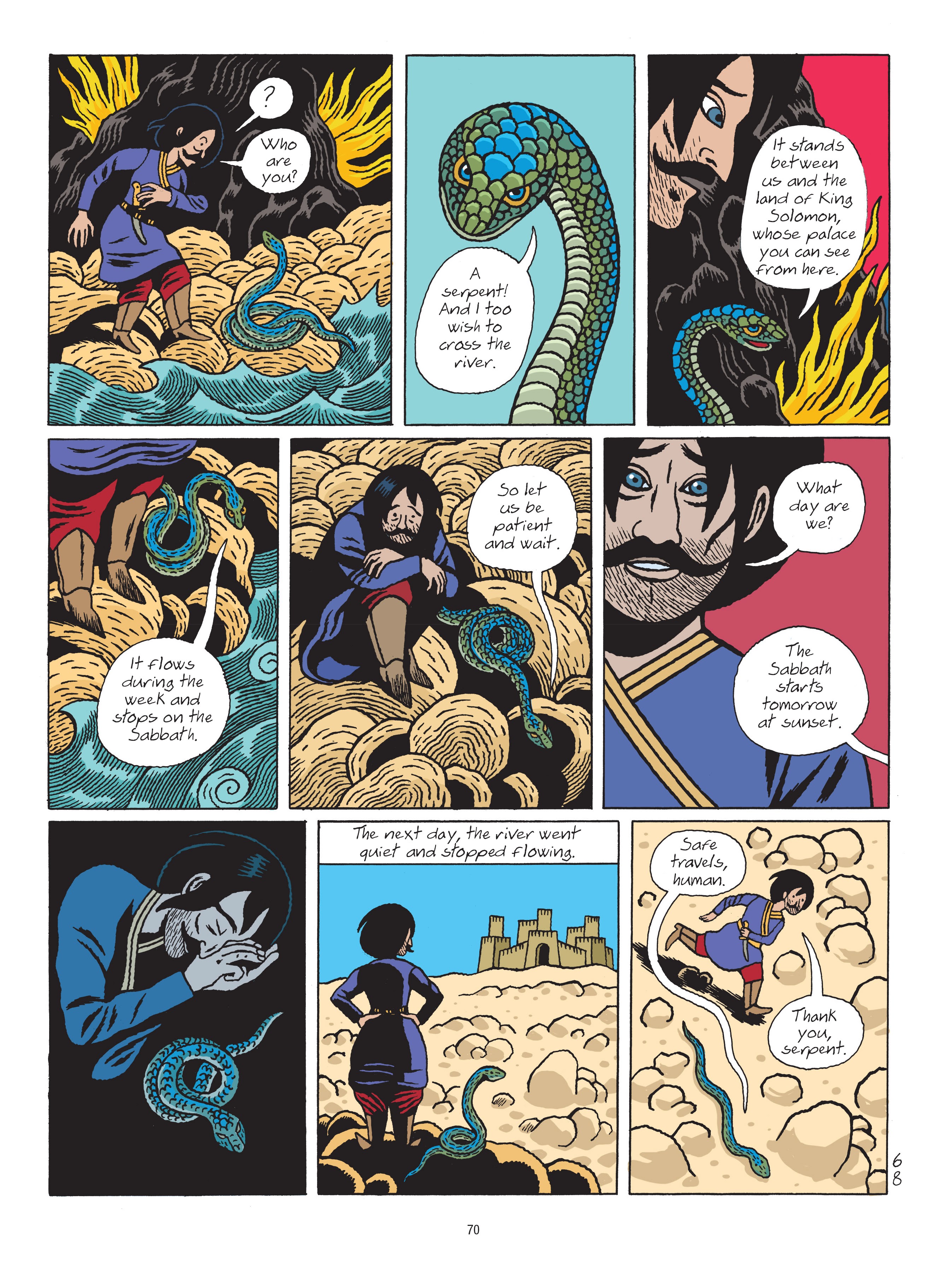 Read online A Tale of a Thousand and One Nights: HASIB & the Queen of Serpents comic -  Issue # TPB - 70