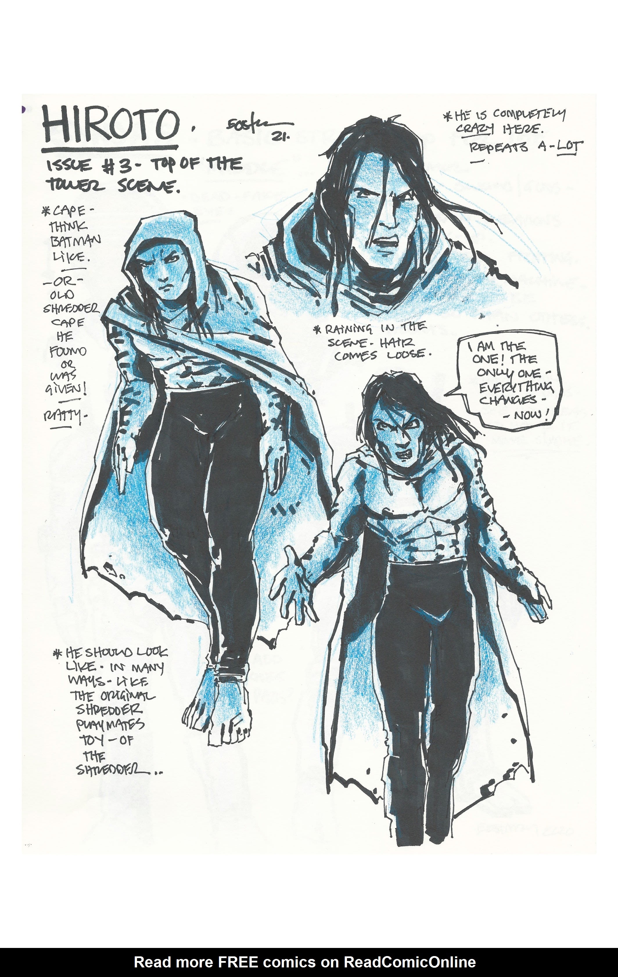 Read online Teenage Mutant Ninja Turtles: The Last Ronin Design Archive comic -  Issue # Full - 36