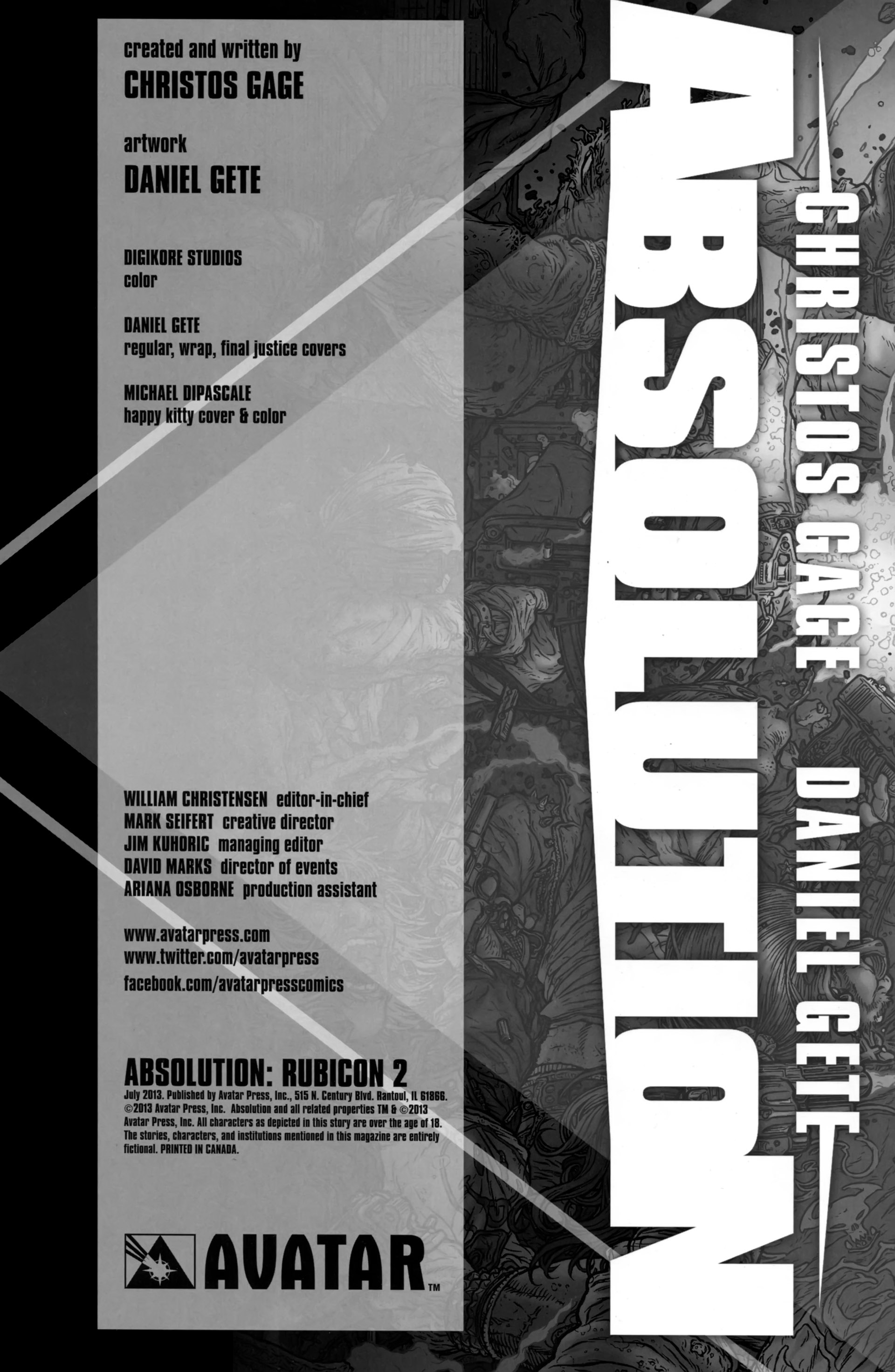 Read online Absolution: Rubicon comic -  Issue #2 - 2