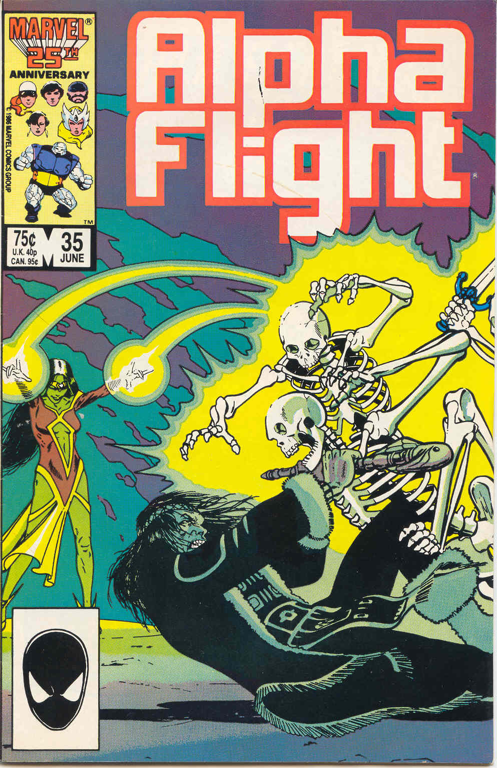 Read online Alpha Flight (1983) comic -  Issue #35 - 1