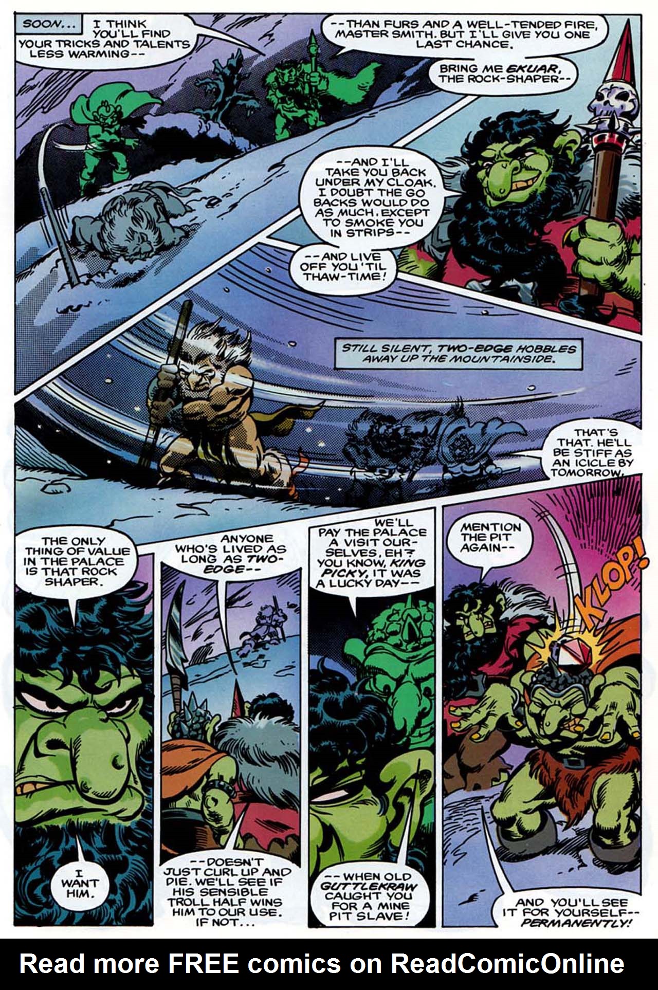 Read online ElfQuest: Siege at Blue Mountain comic -  Issue #1 - 12