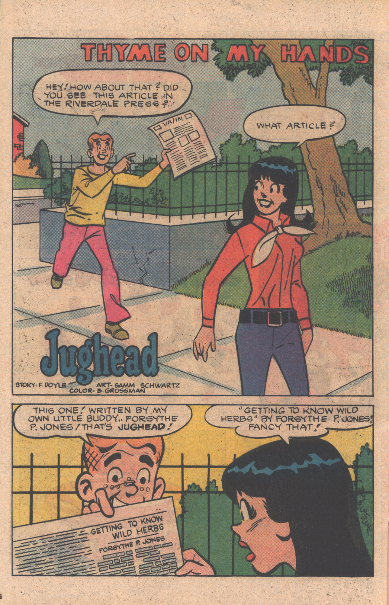 Read online Archie Giant Series Magazine comic -  Issue #499 - 19