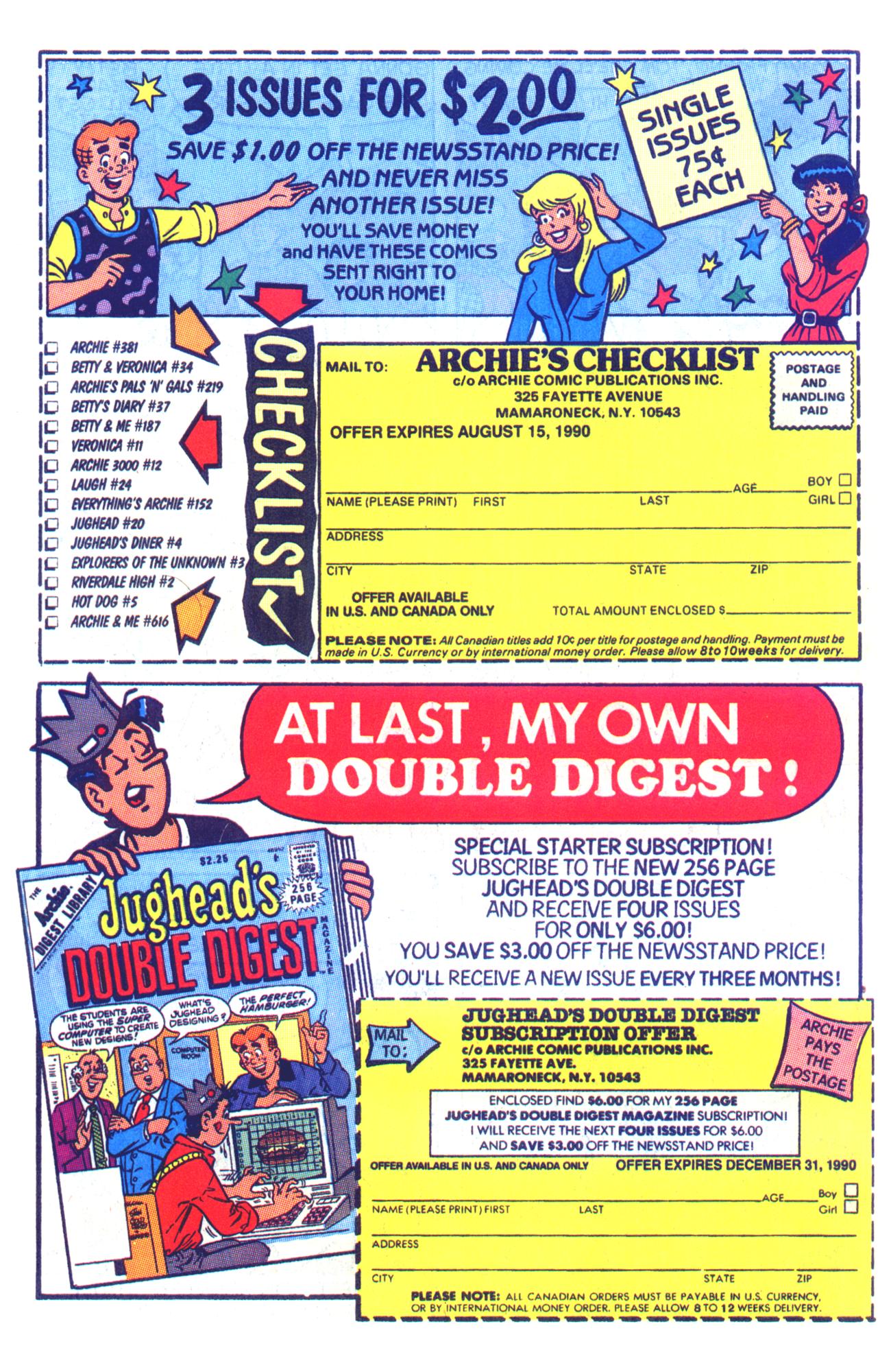 Read online Archie Giant Series Magazine comic -  Issue #613 - 8