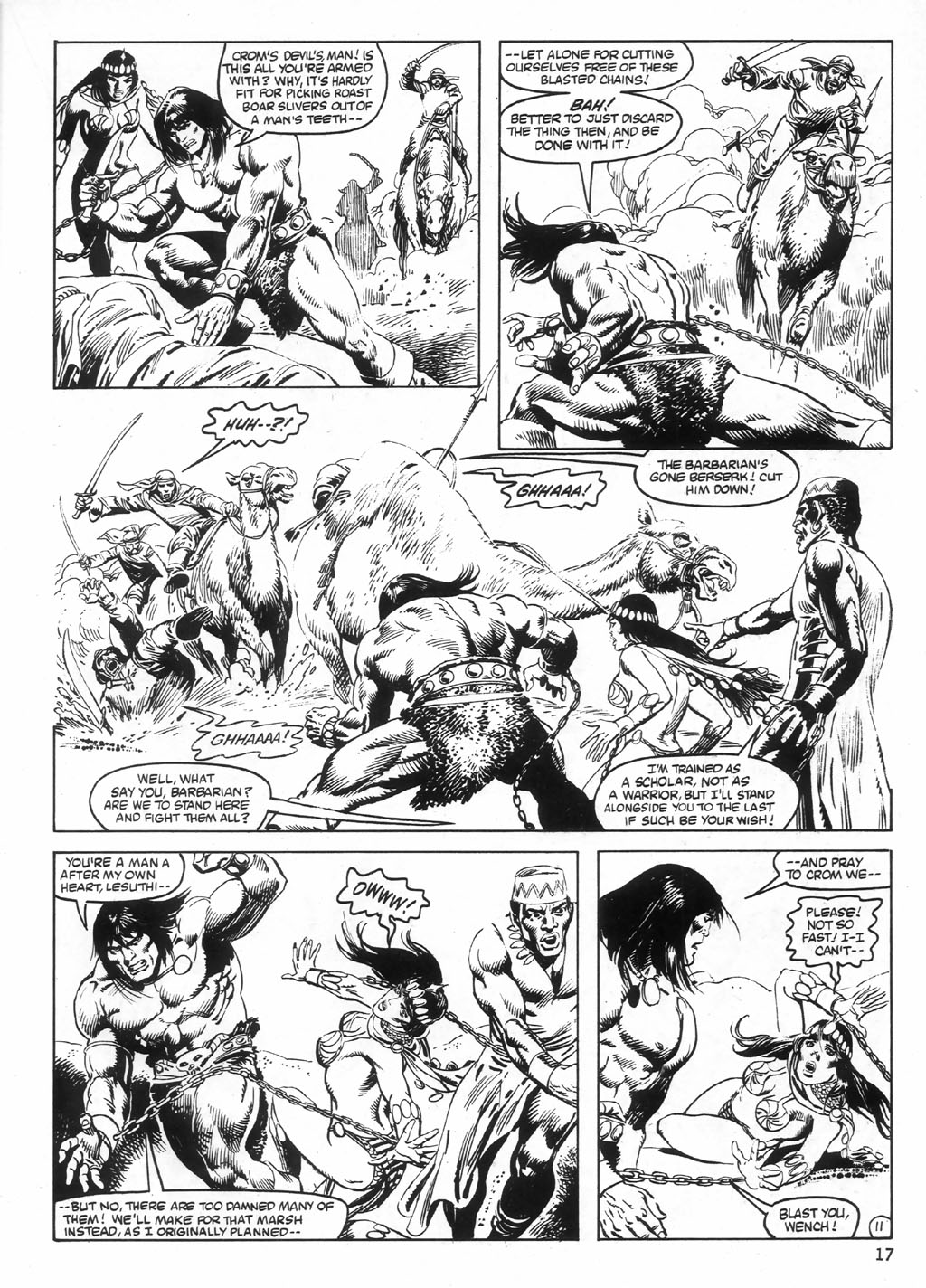 Read online The Savage Sword Of Conan comic -  Issue #97 - 17