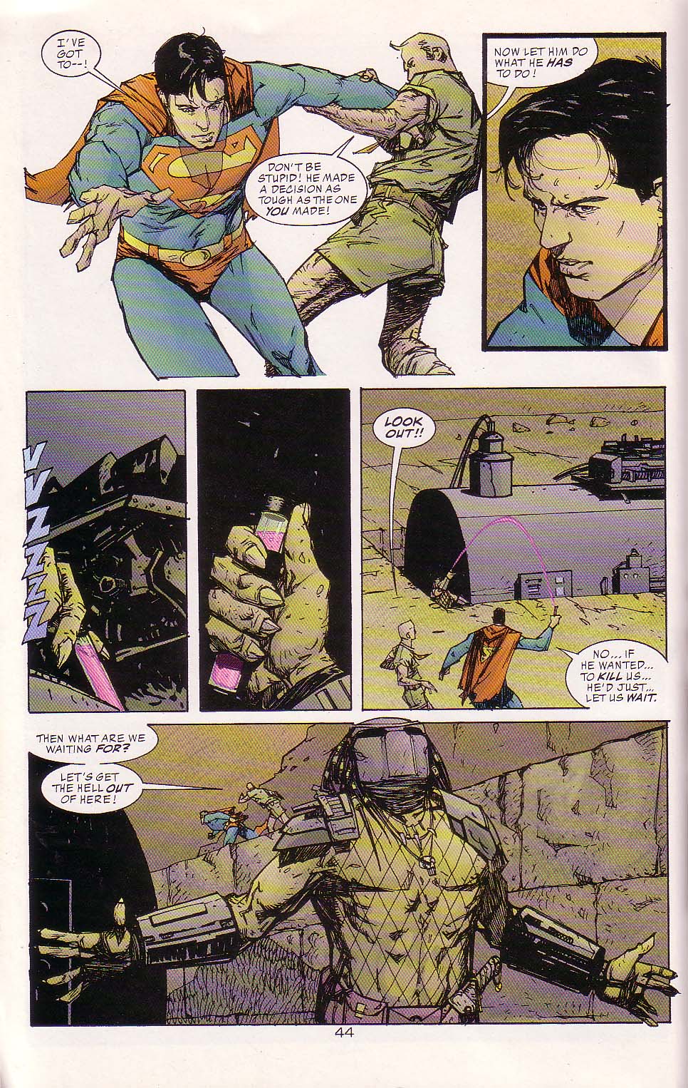 Read online Superman vs. Predator comic -  Issue #3 - 46