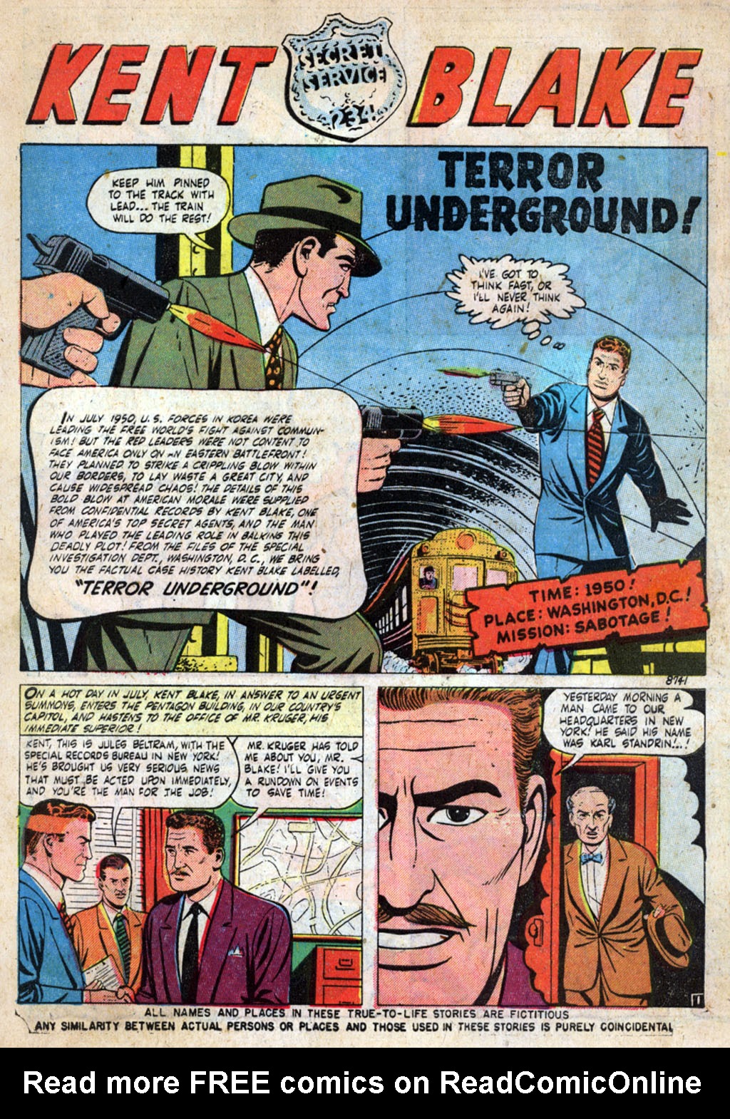 Read online Kent Blake of the Secret Service comic -  Issue #4 - 3