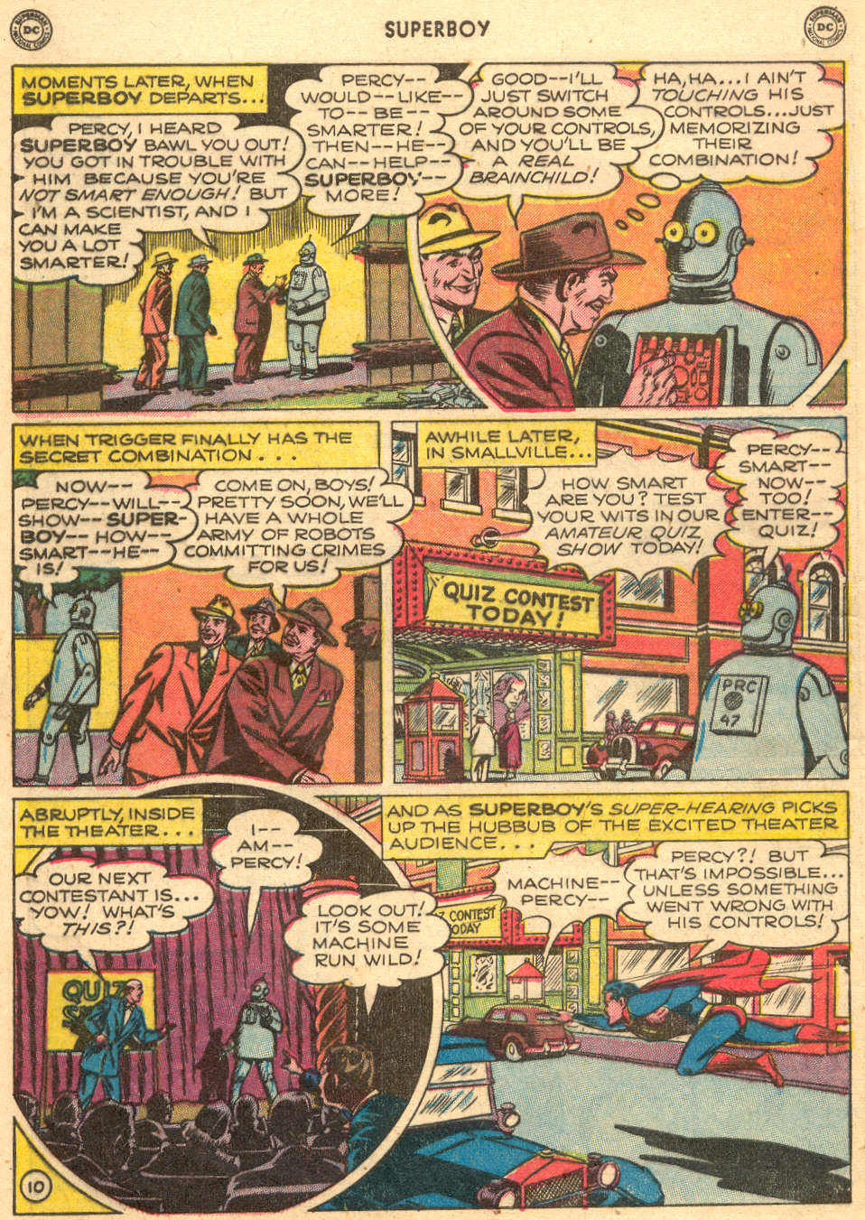 Read online Superboy (1949) comic -  Issue #9 - 11