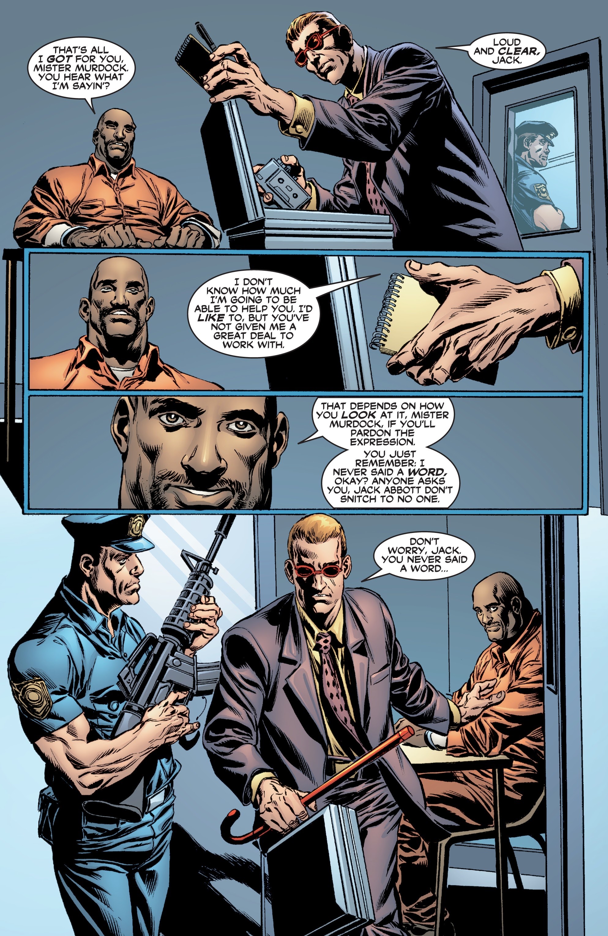 Read online Marvel Knights Daredevil by Bendis, Jenkins, Gale & Mack: Unusual Suspects comic -  Issue # TPB (Part 1) - 88