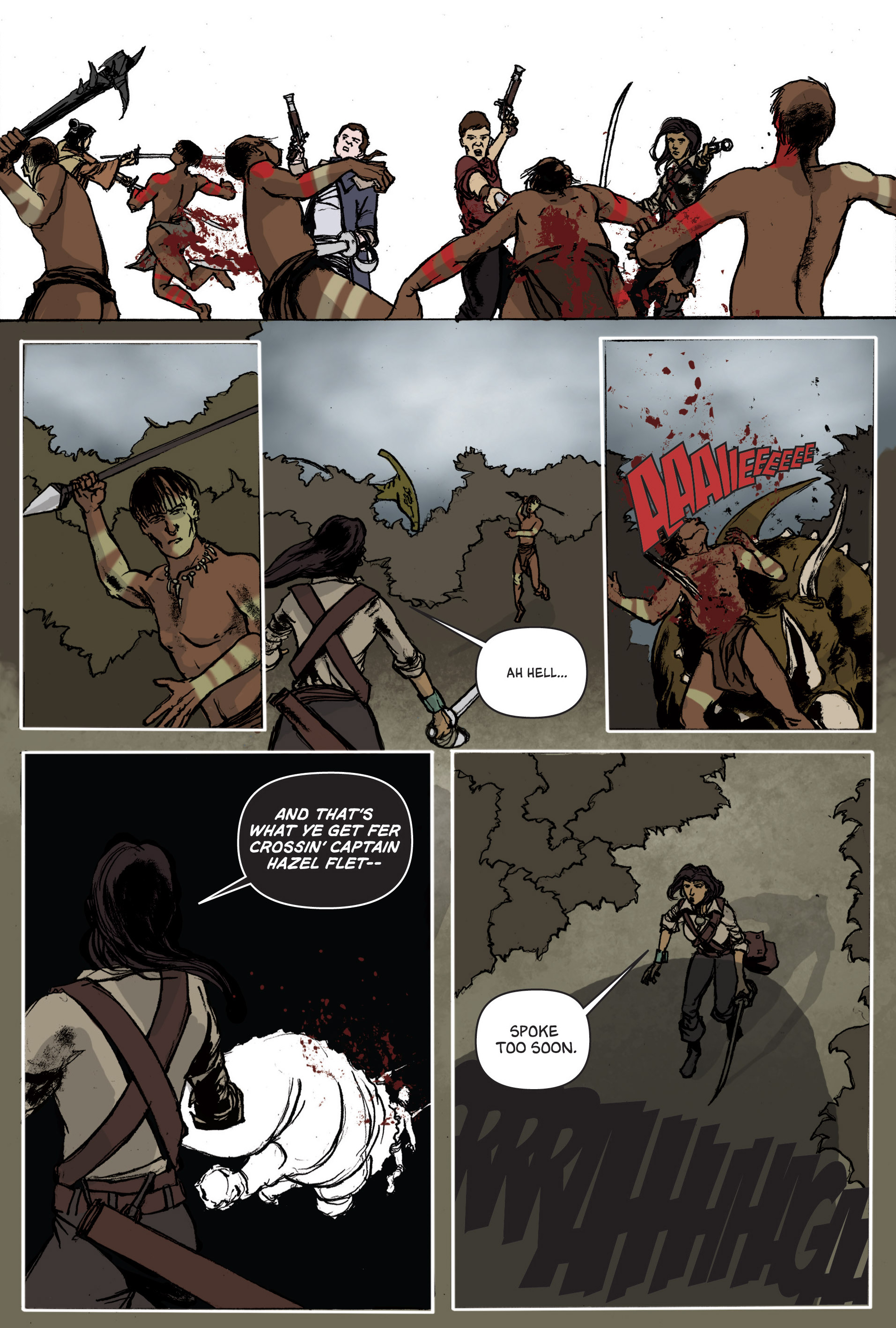 Read online Pirates of the Lost World comic -  Issue # TPB - 82