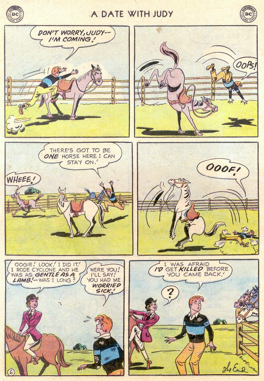 Read online A Date with Judy comic -  Issue #55 - 8