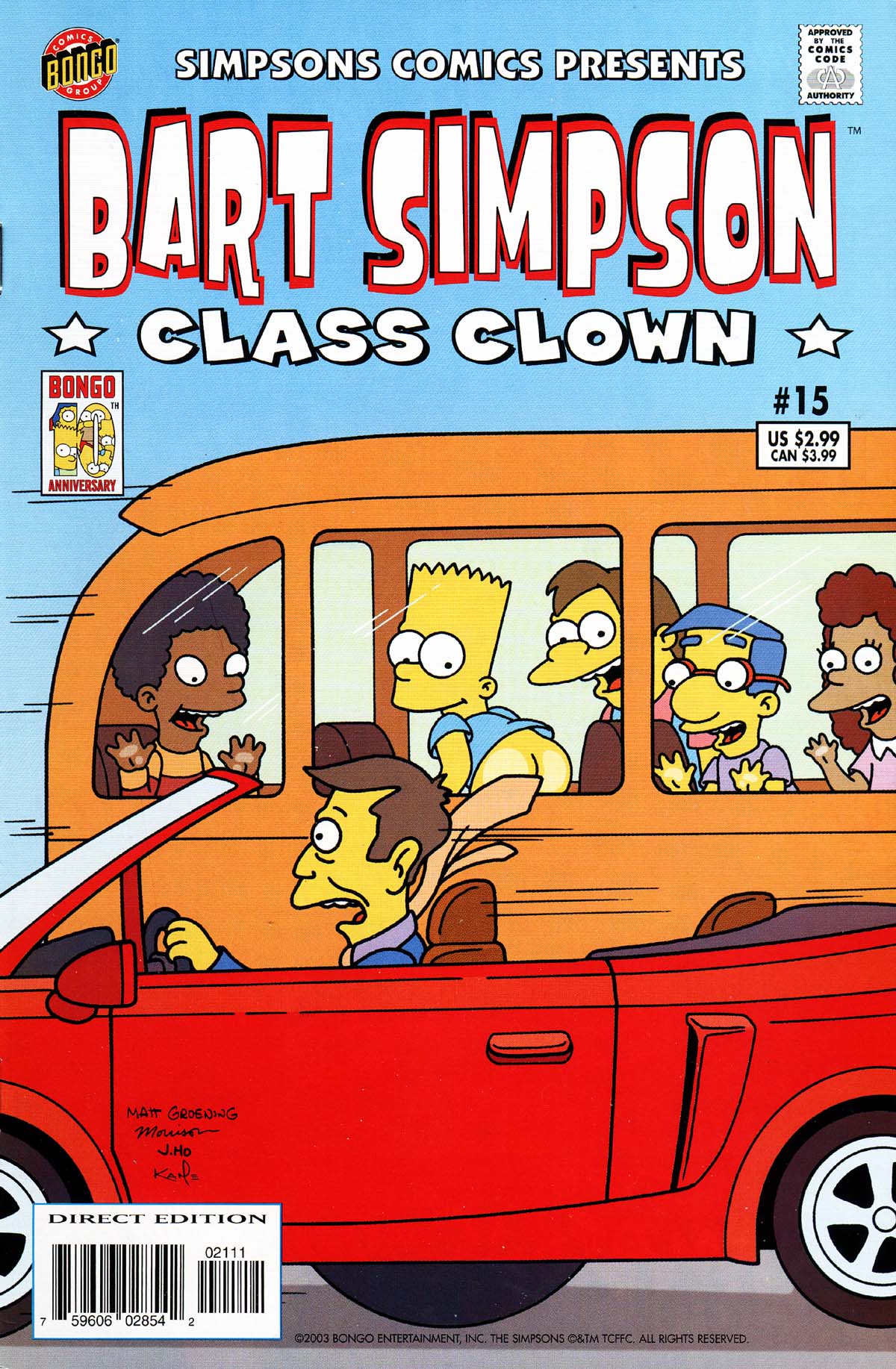 Read online Simpsons Comics Presents Bart Simpson comic -  Issue #15 - 1