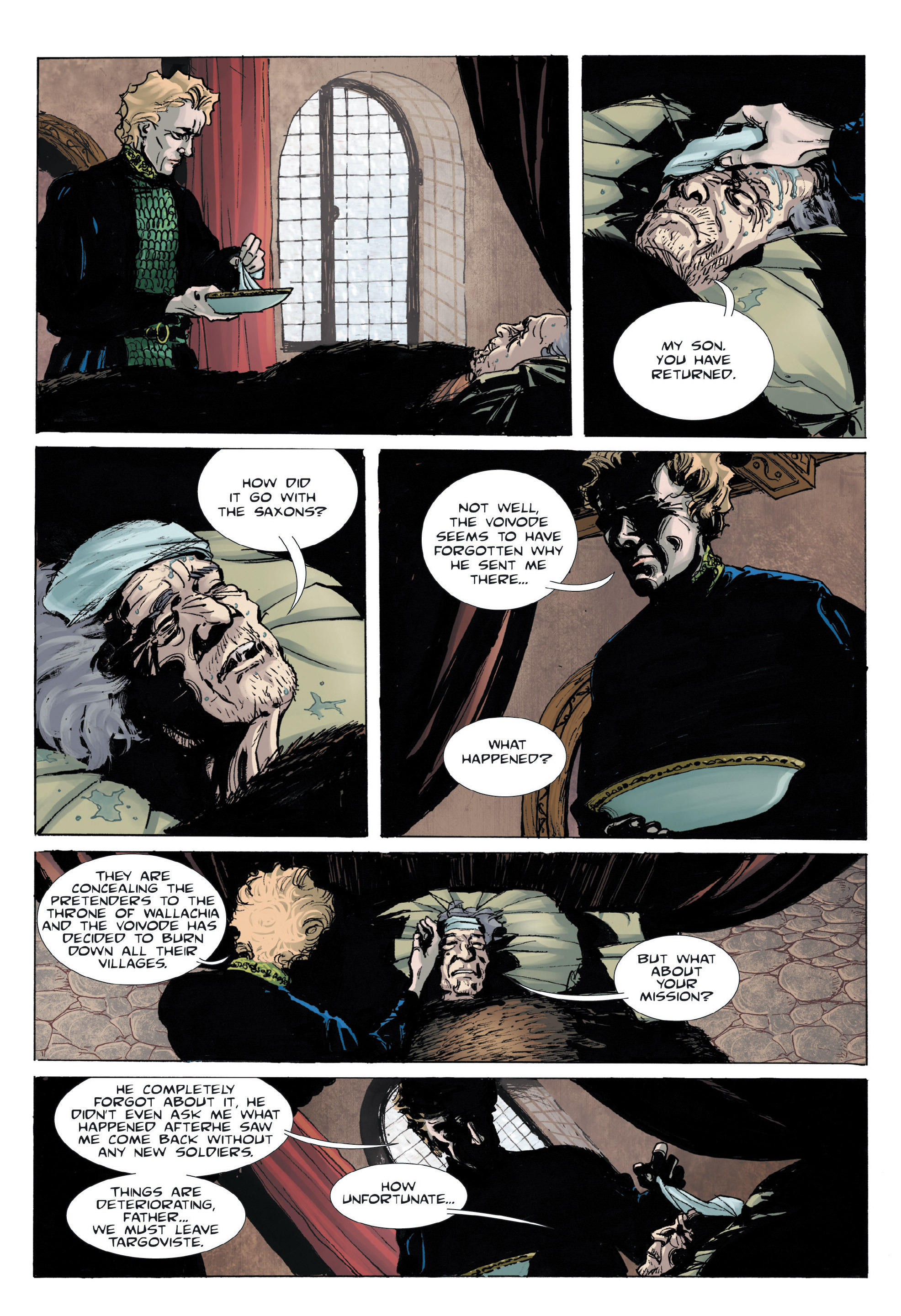Read online Voivod: The True Story of Vlad the Impaler comic -  Issue # TPB - 58