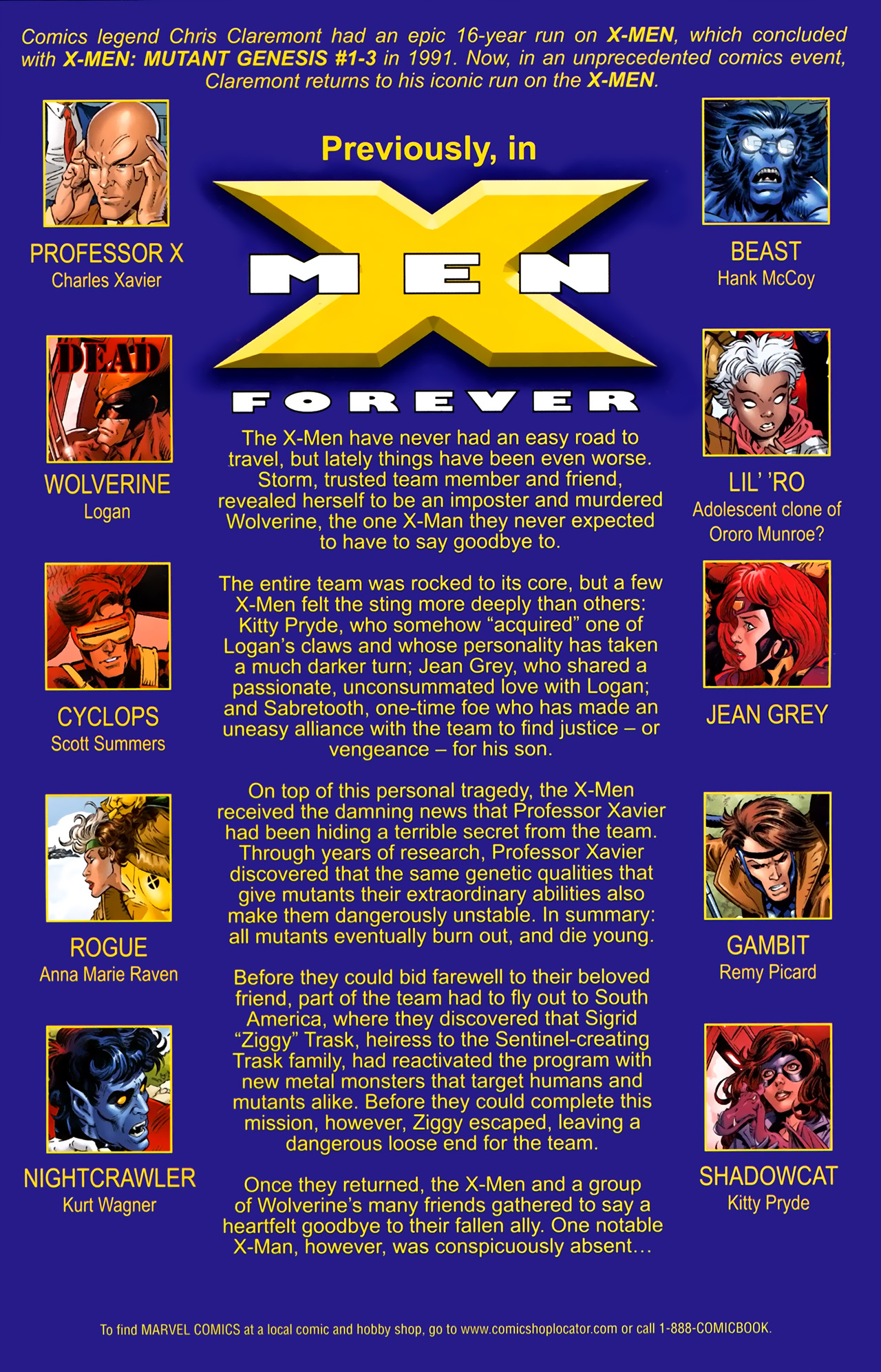 Read online X-Men Forever (2009) comic -  Issue #11 - 2
