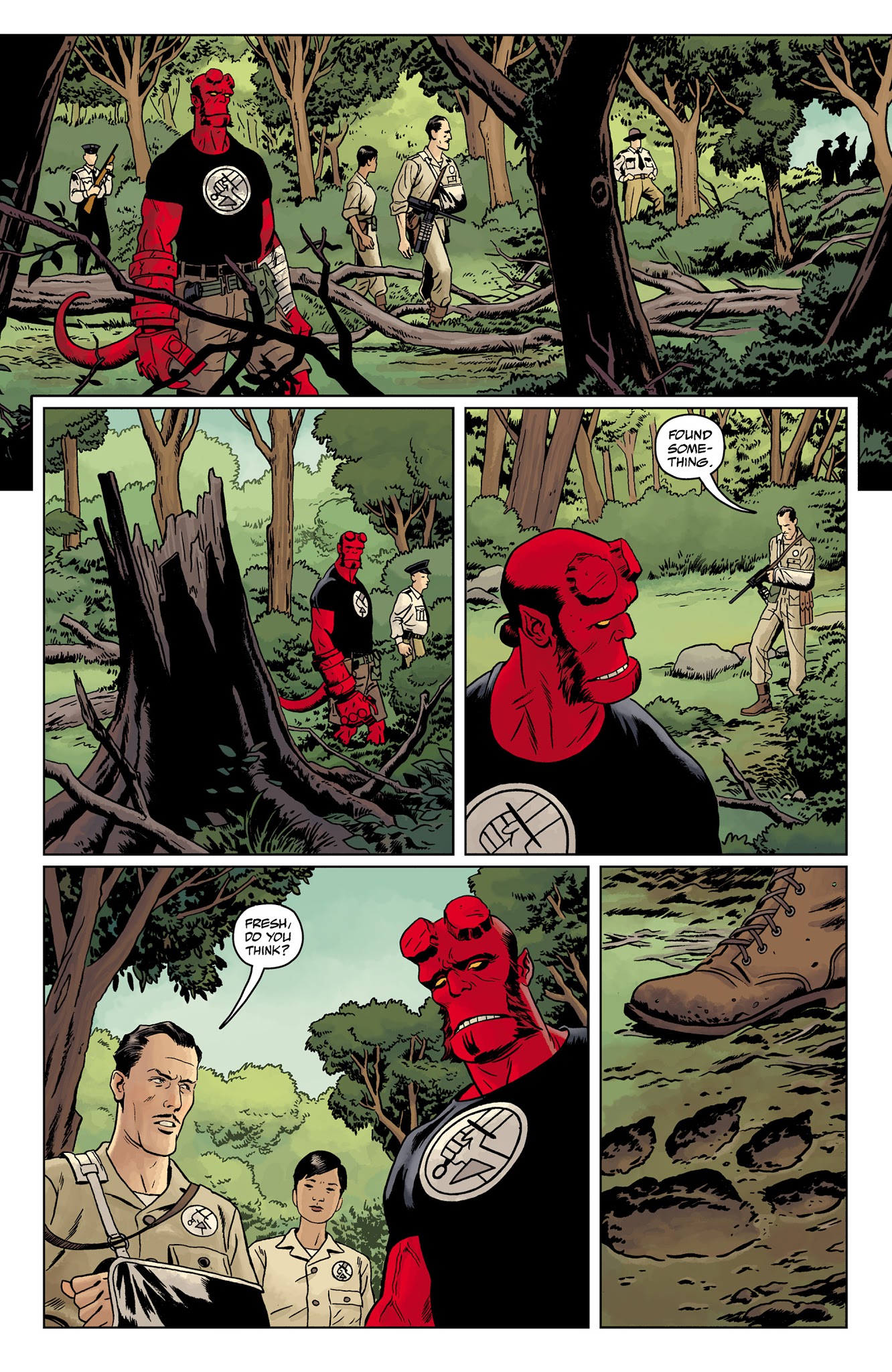 Read online Hellboy and the B.P.R.D.: 1953 - Beyond the Fences comic -  Issue #2 - 12