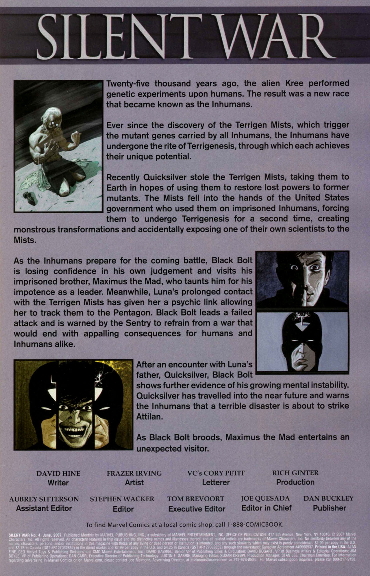 Read online Silent War comic -  Issue #4 - 2