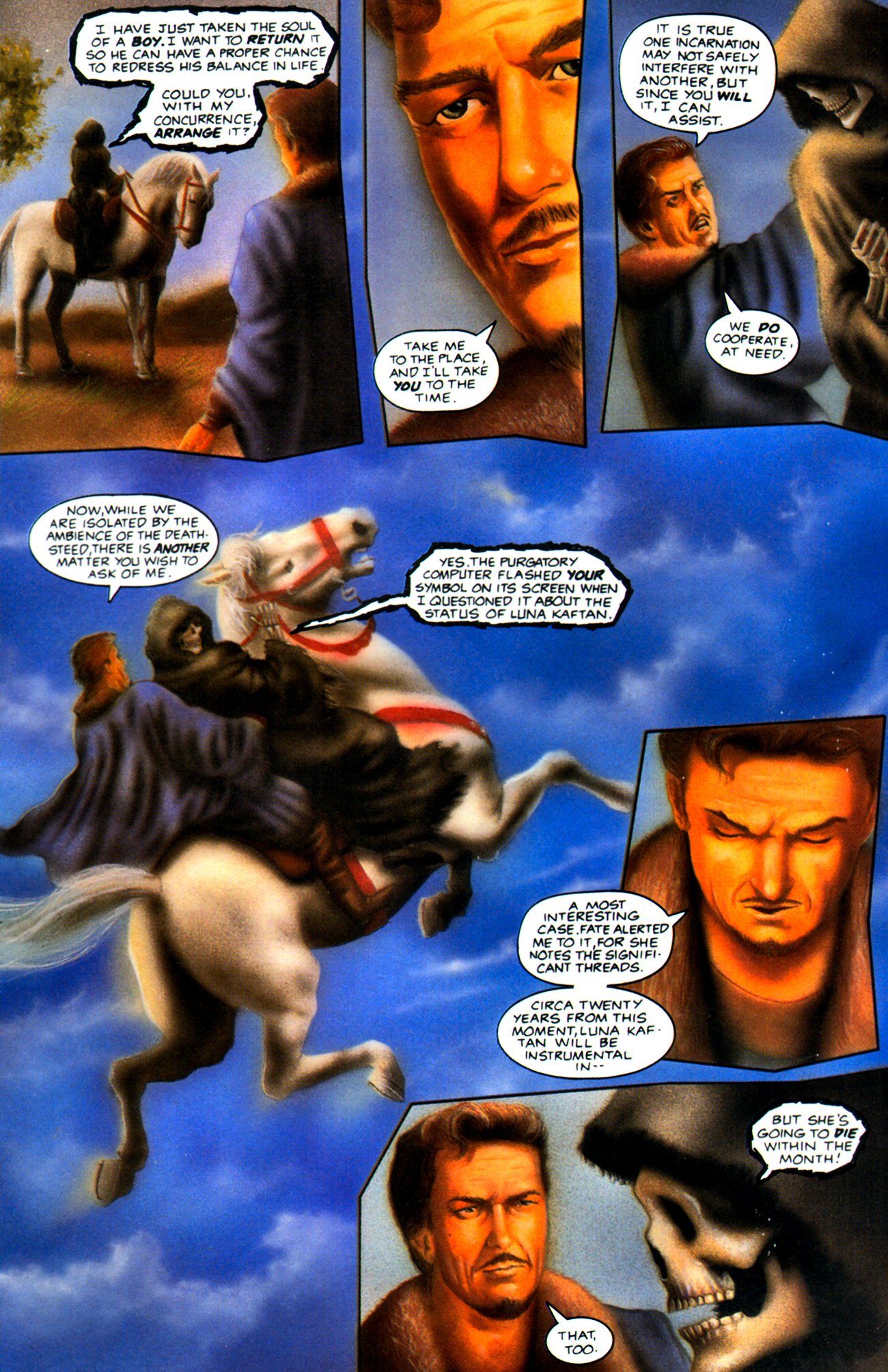 Read online Piers Anthony's Incarnations of Immortality: On A Pale Horse comic -  Issue #5 - 12