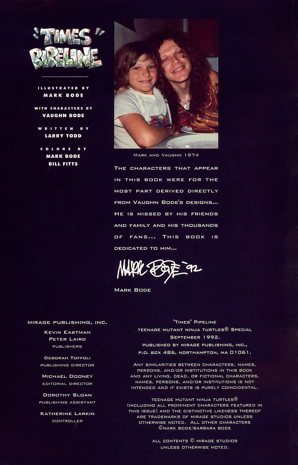 Read online Teenage Mutant Ninja Turtles: "Times" Pipeline comic -  Issue # Full - 2